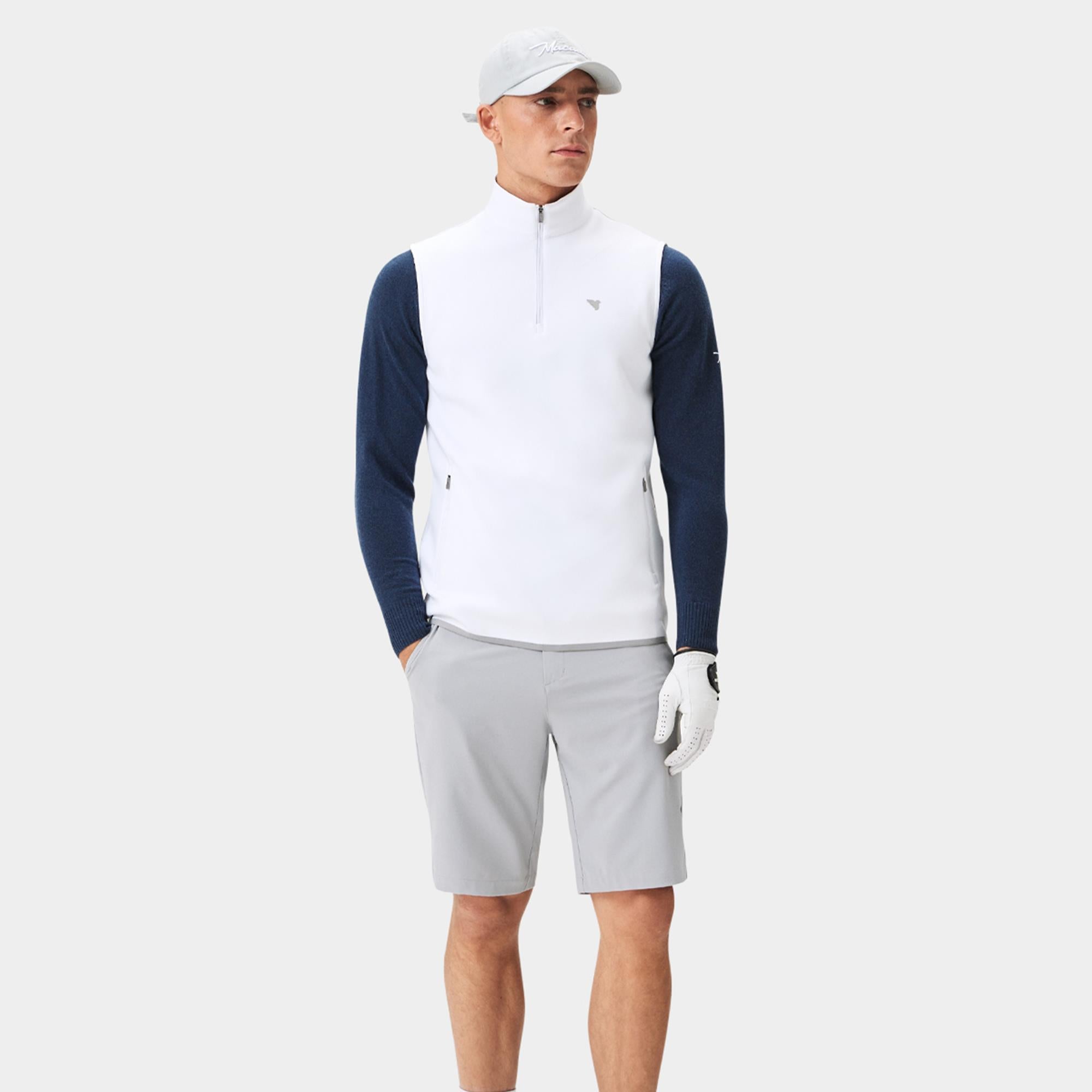 Macade Golf Therma Mens Golf Vest White
