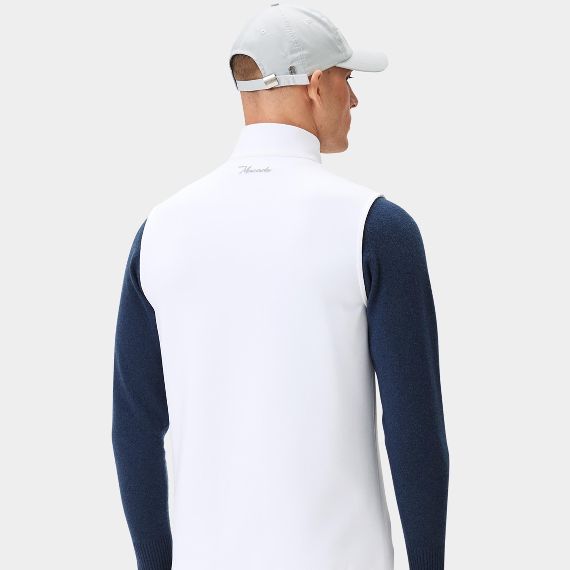 Macade Golf Therma Mens Golf Vest White