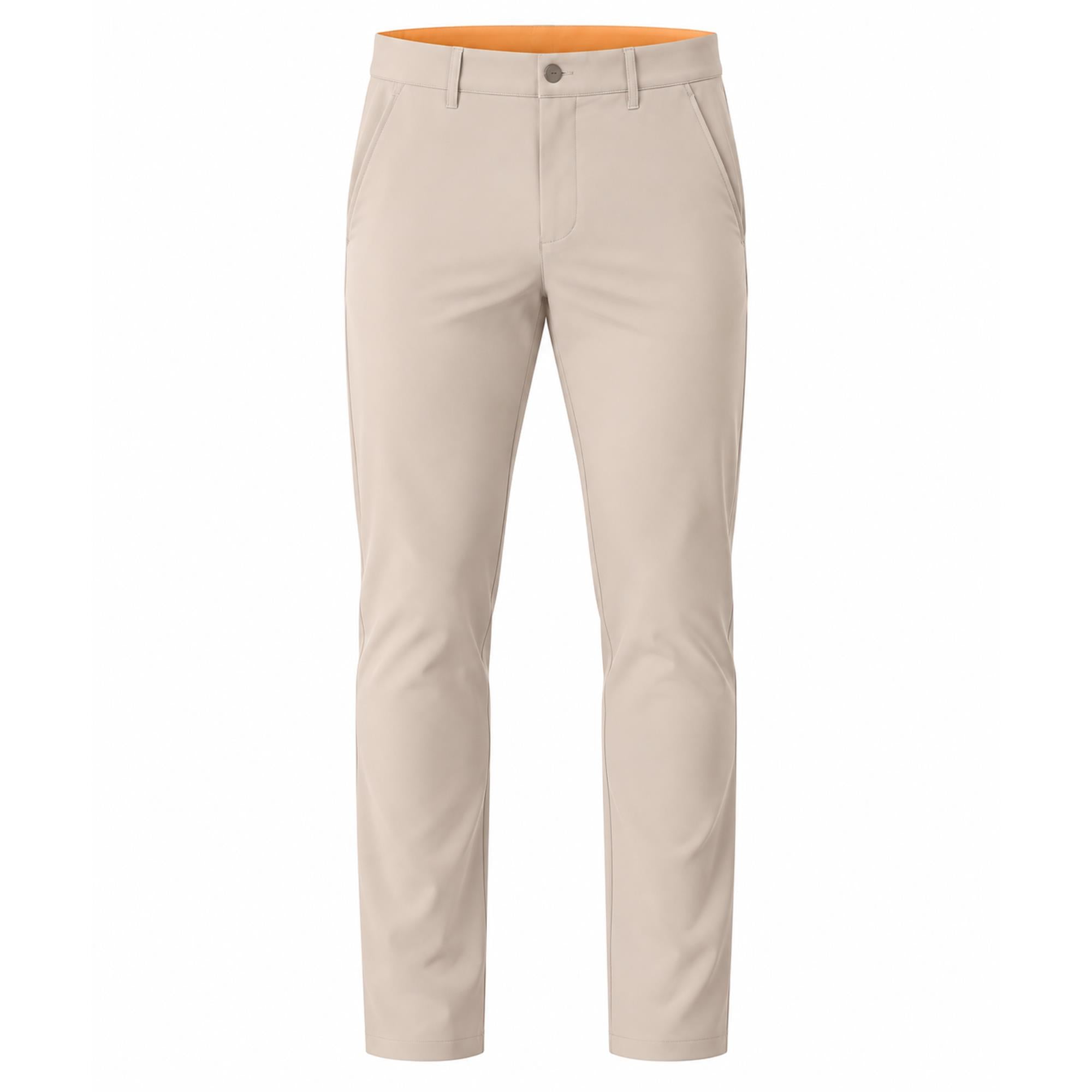 Macade Golf Lightweight Mens Slim Golf Trousers Bone
