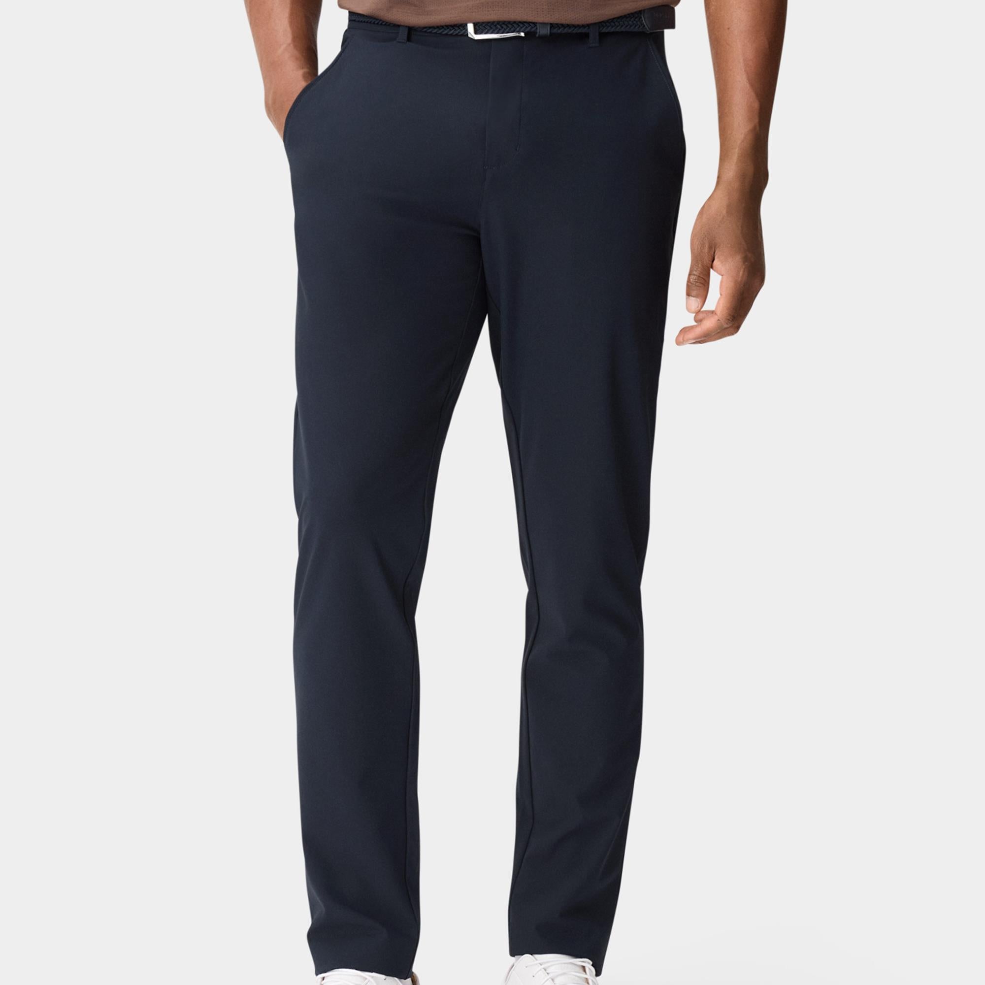 Macade Golf Lightweight Mens Slim Golf Trousers Navy