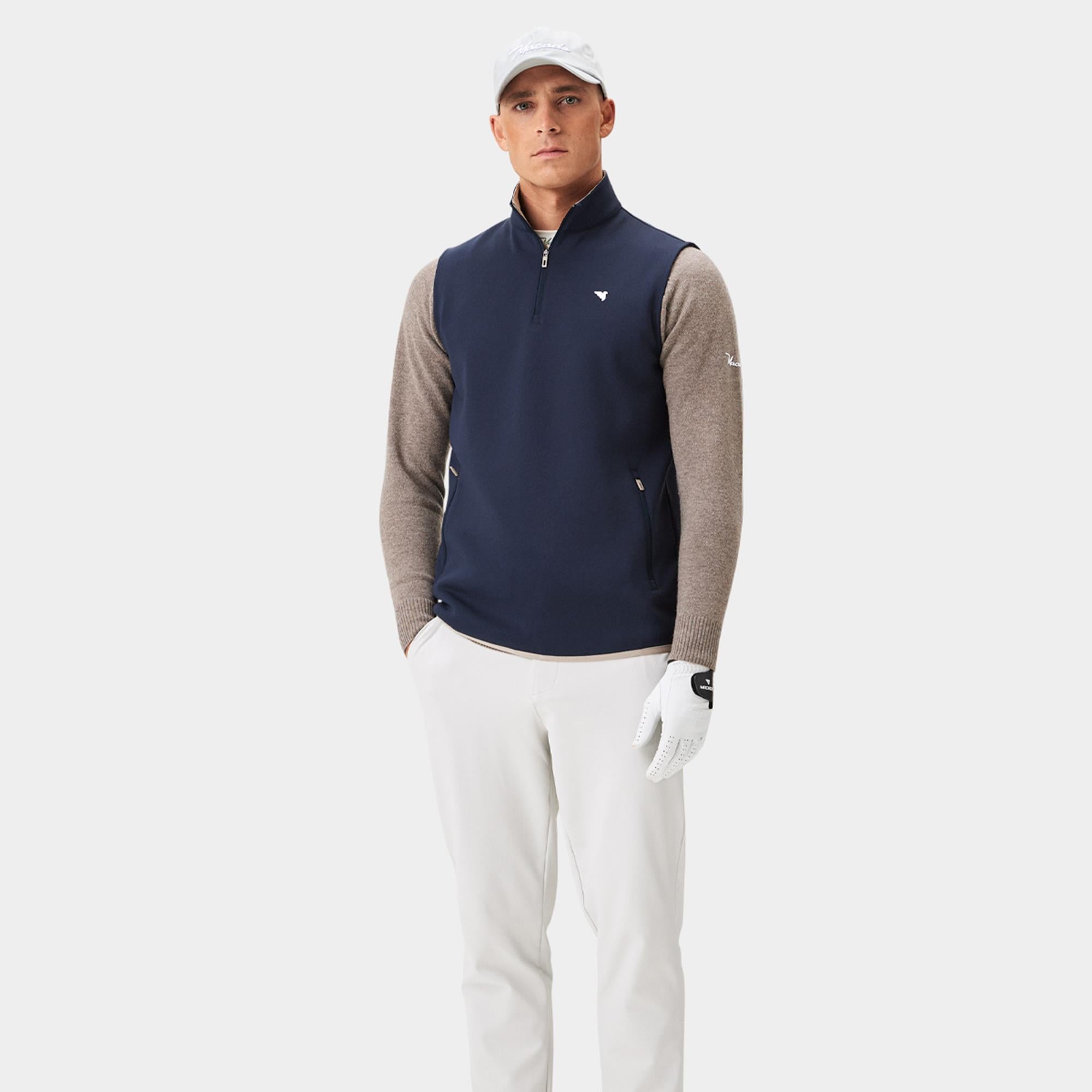 Macade Golf Therma Mens Golf Vest Navy