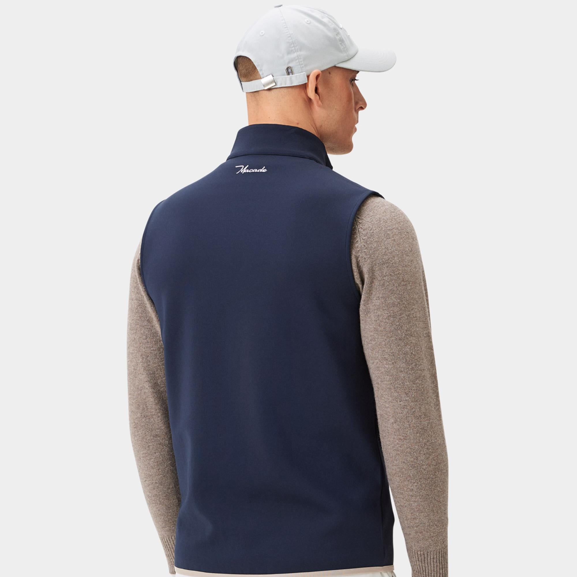 Macade Golf Therma Mens Golf Vest Navy