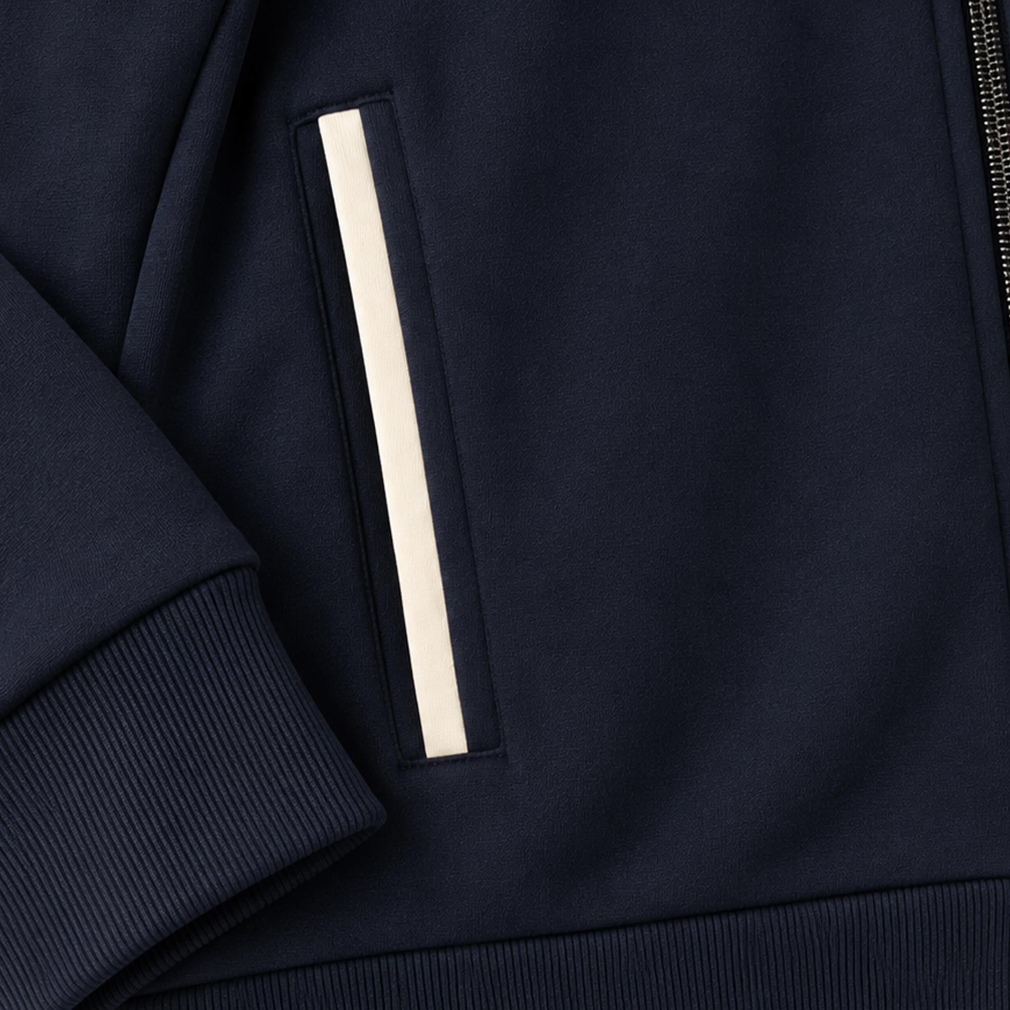 Boss Sense Mens Hooded Jacket Dark Blue