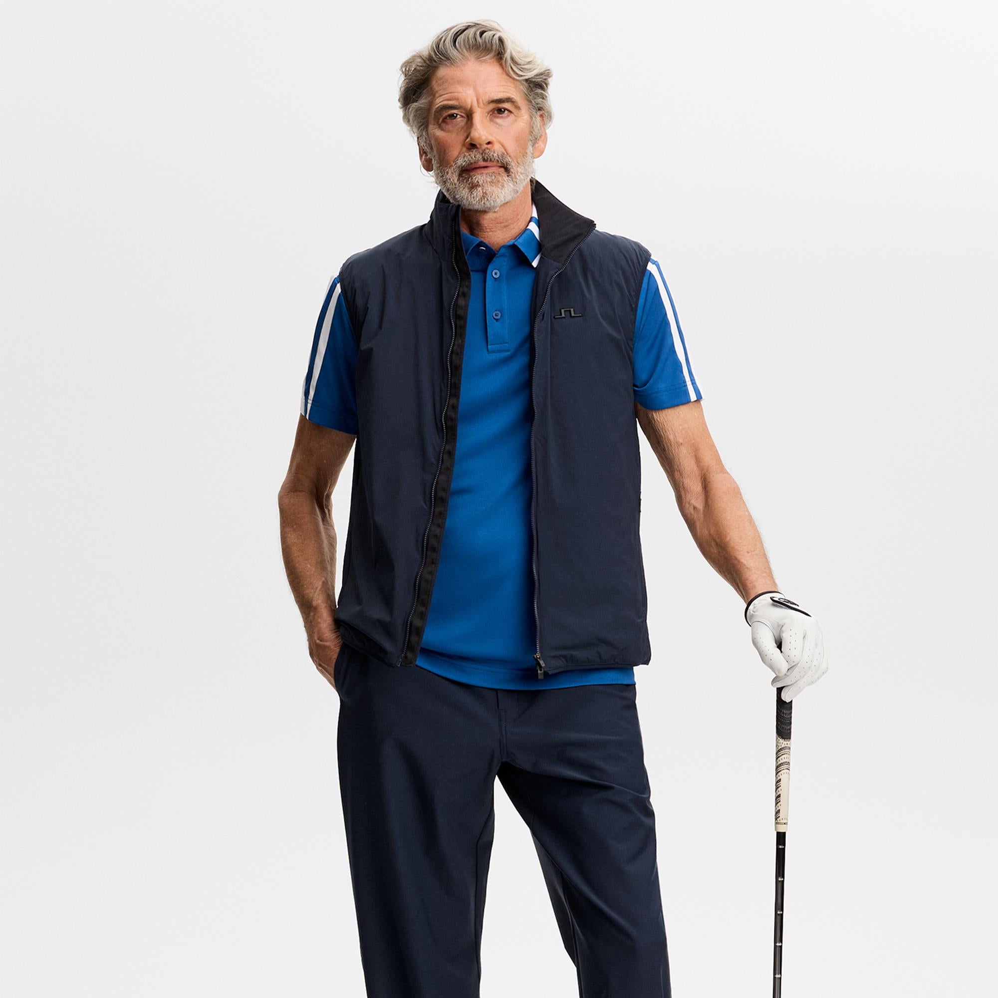 J Lindeberg Bo Mens Golf Polo Shirt Set Sail