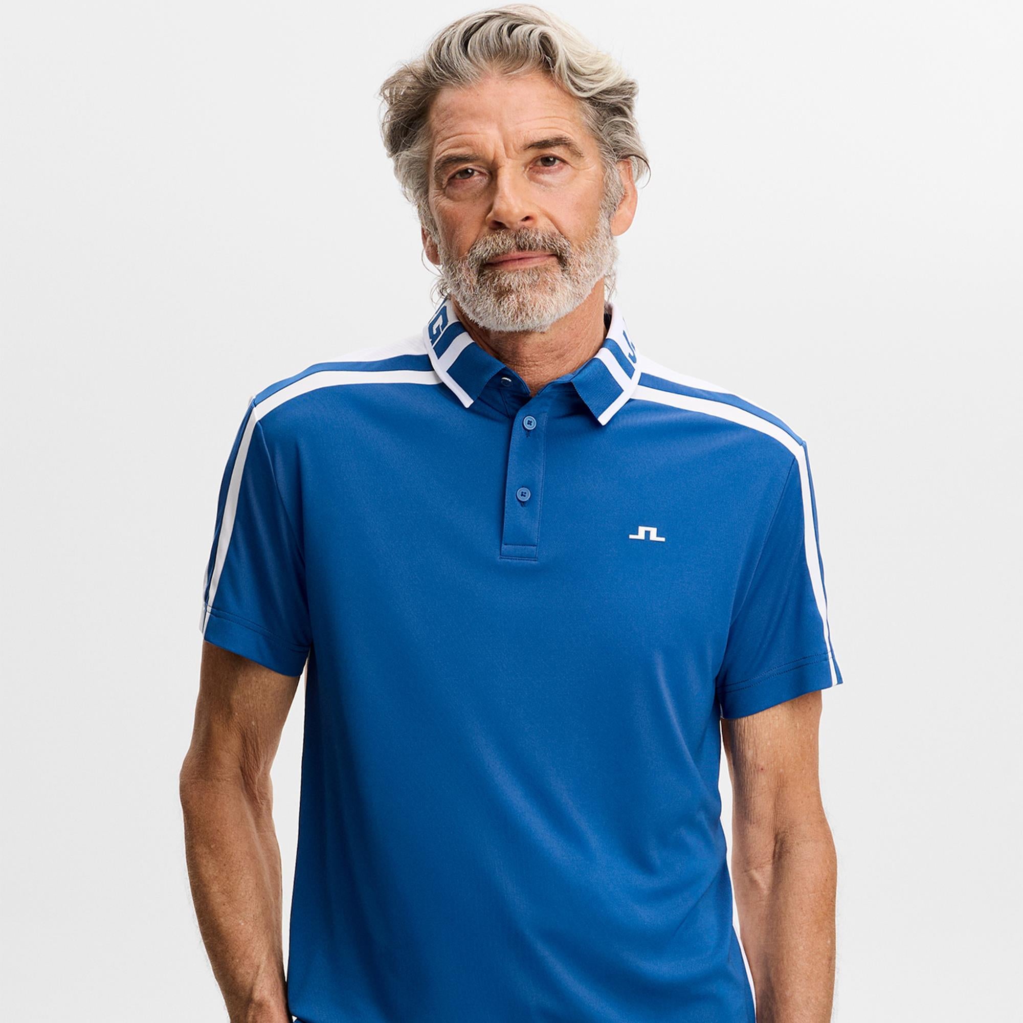 J Lindeberg Bo Mens Golf Polo Shirt Set Sail