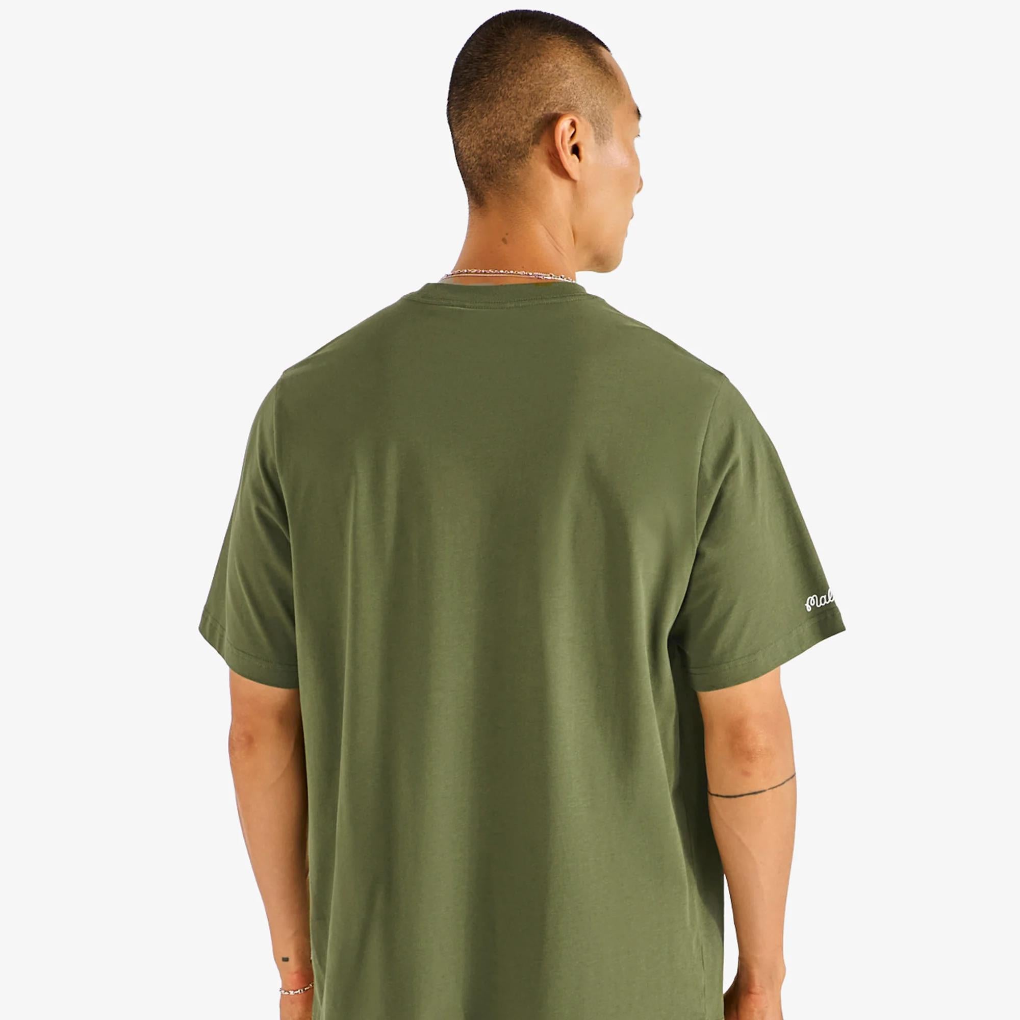 Malbon Golf Icons Bermuda Tee Military Green