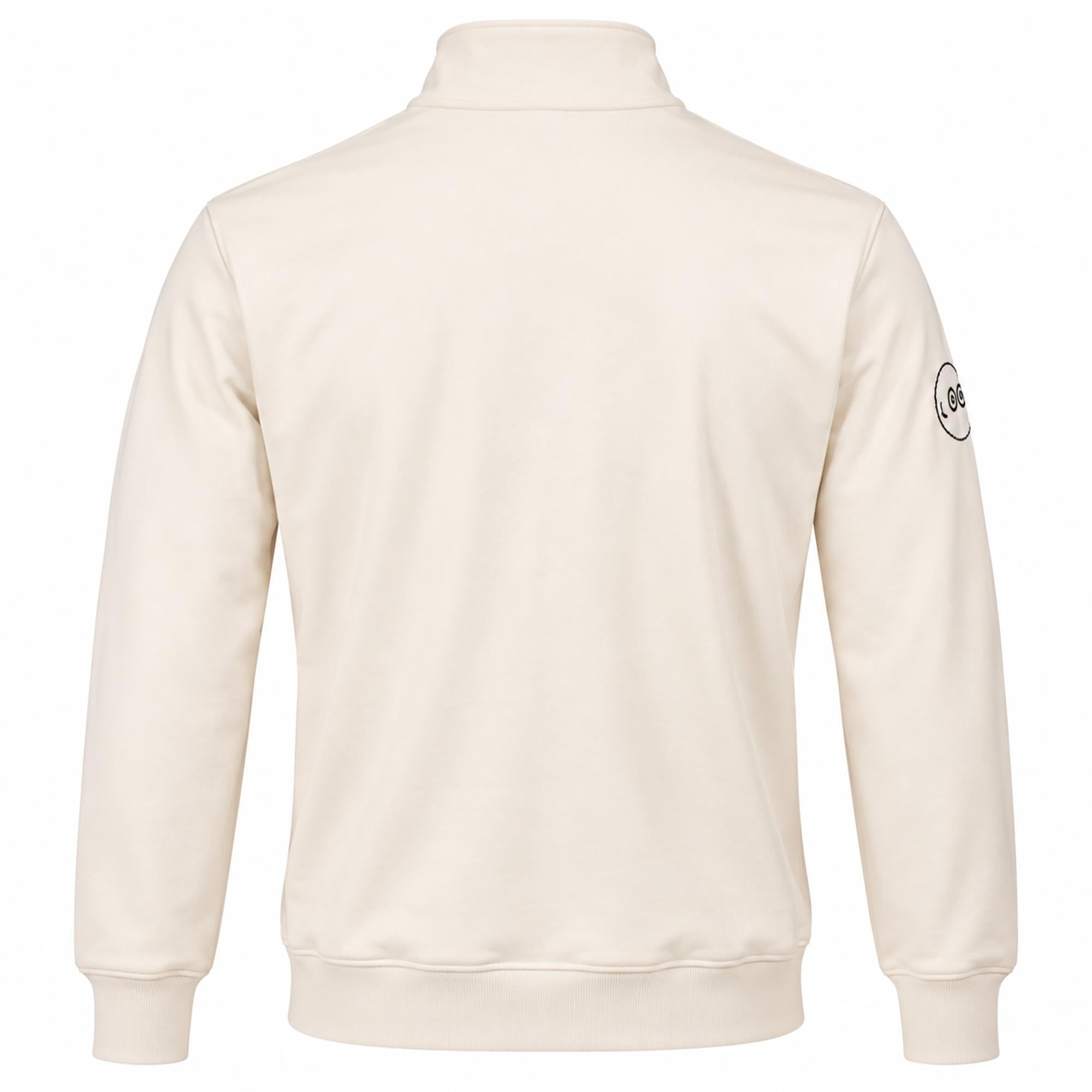 Malbon Golf Collegiate Mens Sweatshirt Ivory
