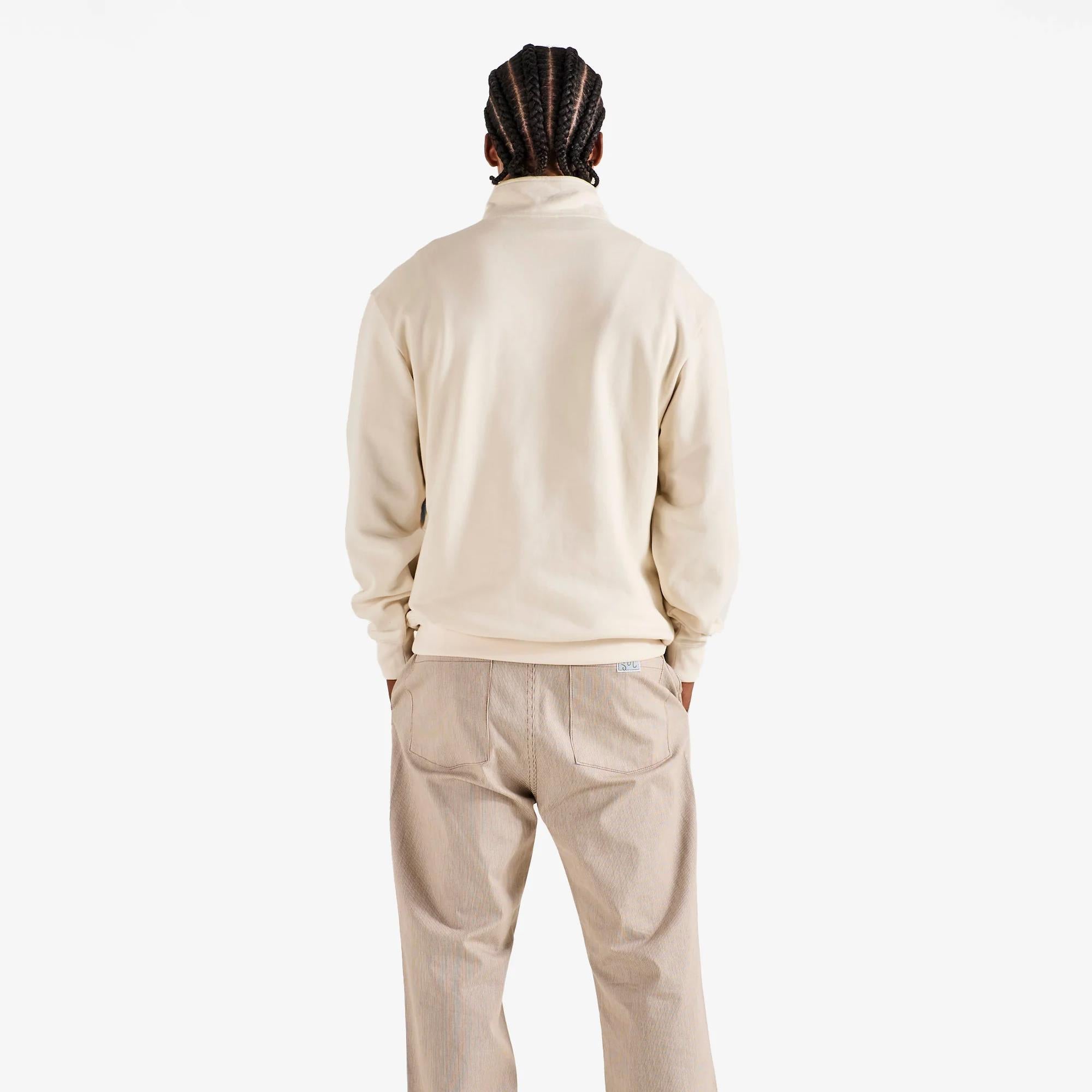 Malbon Golf Collegiate Mens Sweatshirt Ivory