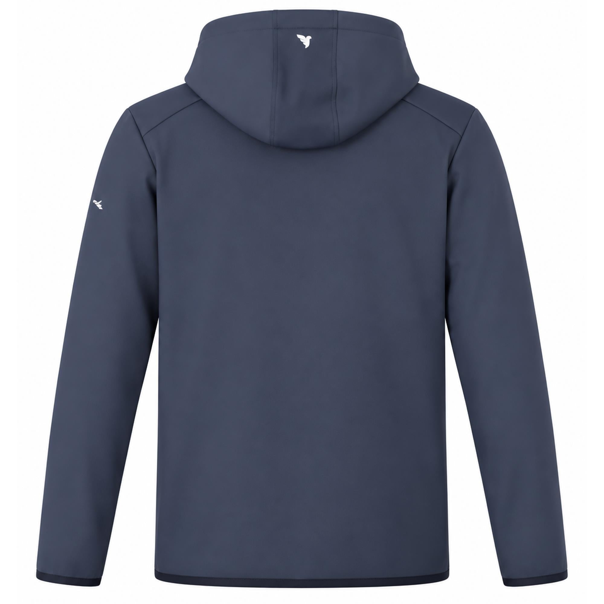 Macade Golf Therma Quarter Zip Mens Golf Hoodie Spruce Blue