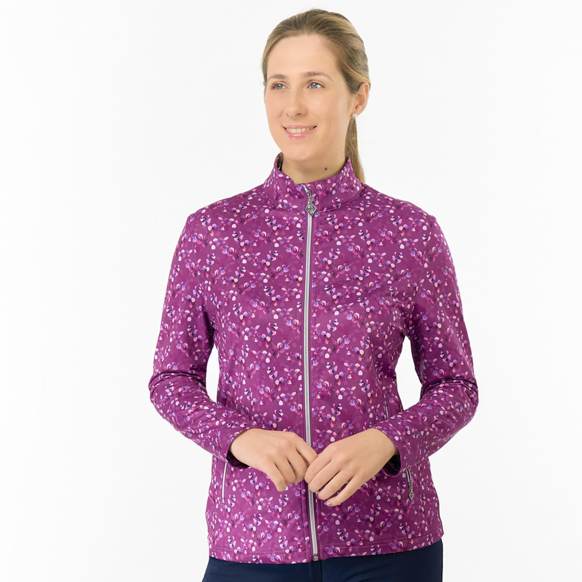 Pure Golf Auttie Winterweight Ladies Golf Jacket Morello Orchard