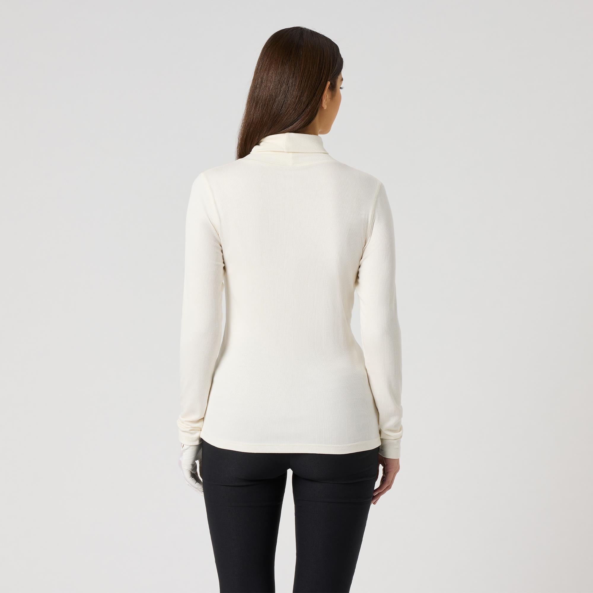 Daily Sports Ancona Ladies Golf Roll Neck Ivory
