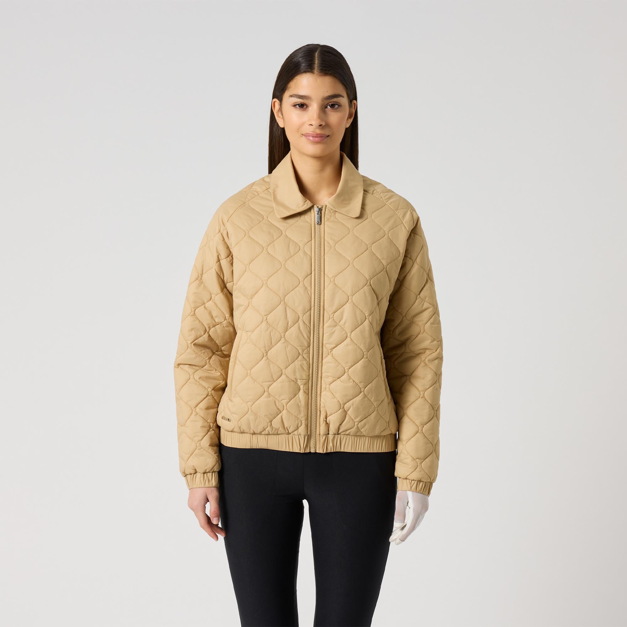 Daily Sports Quilted Ladies Jacket Bark