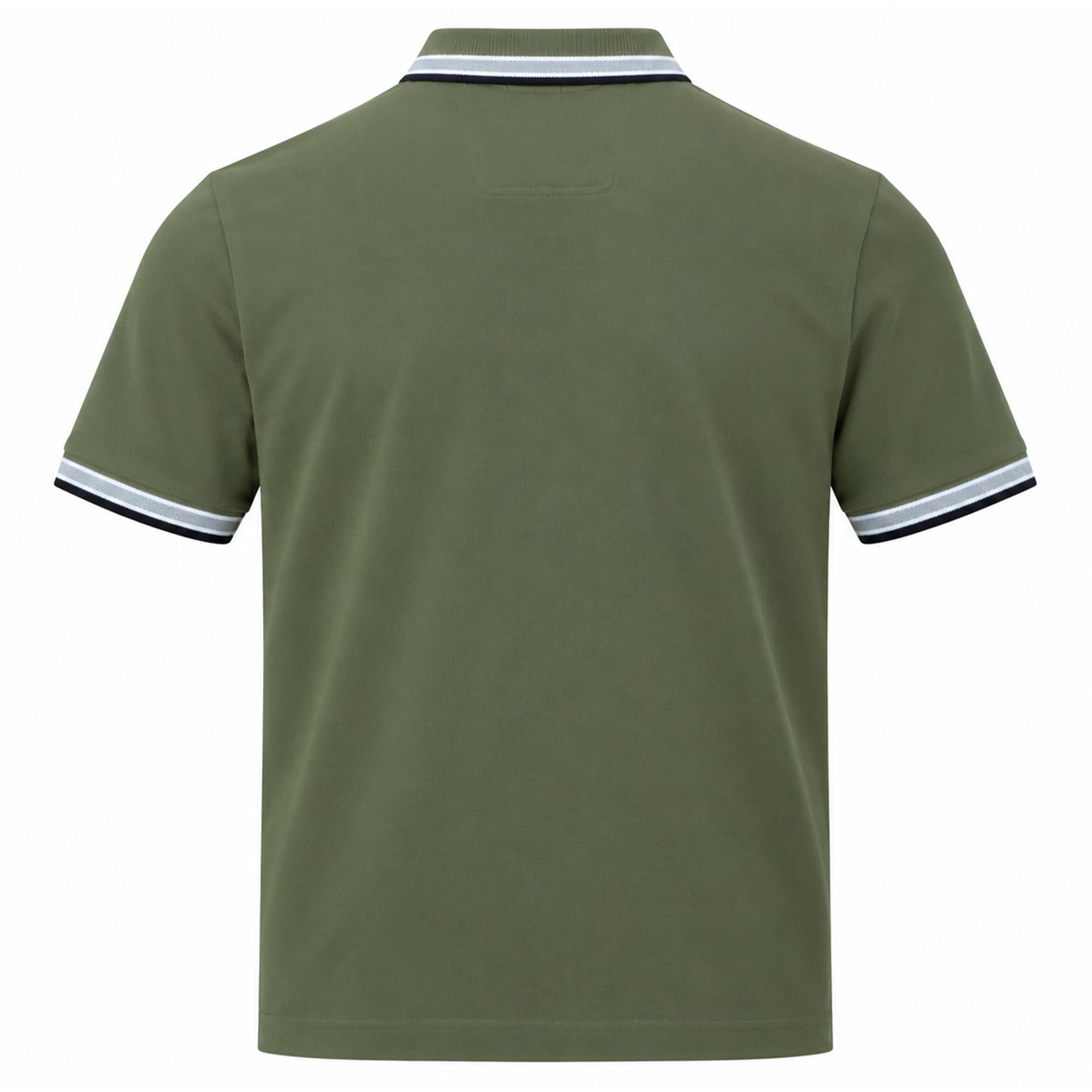 Boss Paddy Cotton Pique Mens Polo Shirt Dark Beige