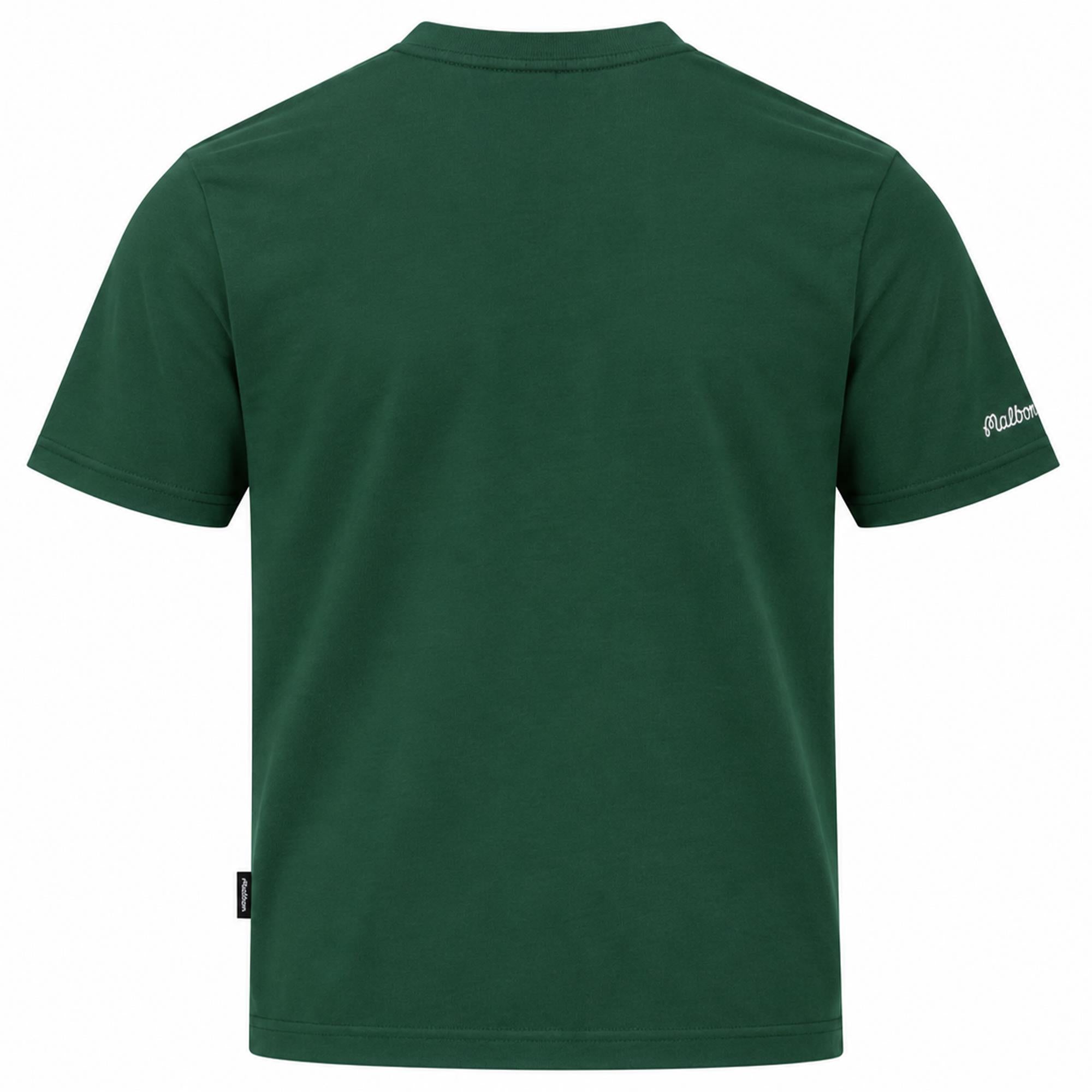 Malbon Golf Icons Cooper Buckets Bermuda Tee Forest