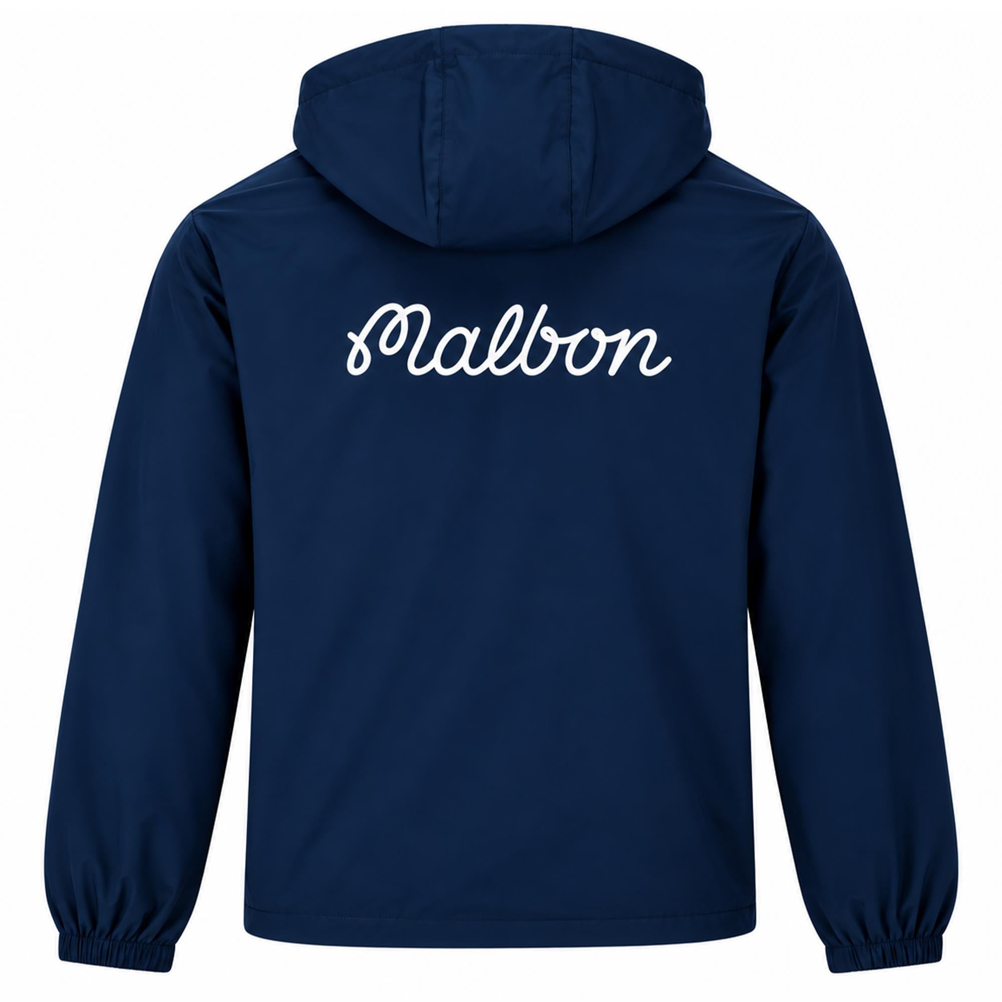 Malbon Golf Icons Cooper Bucket Ridge Jacket Navy