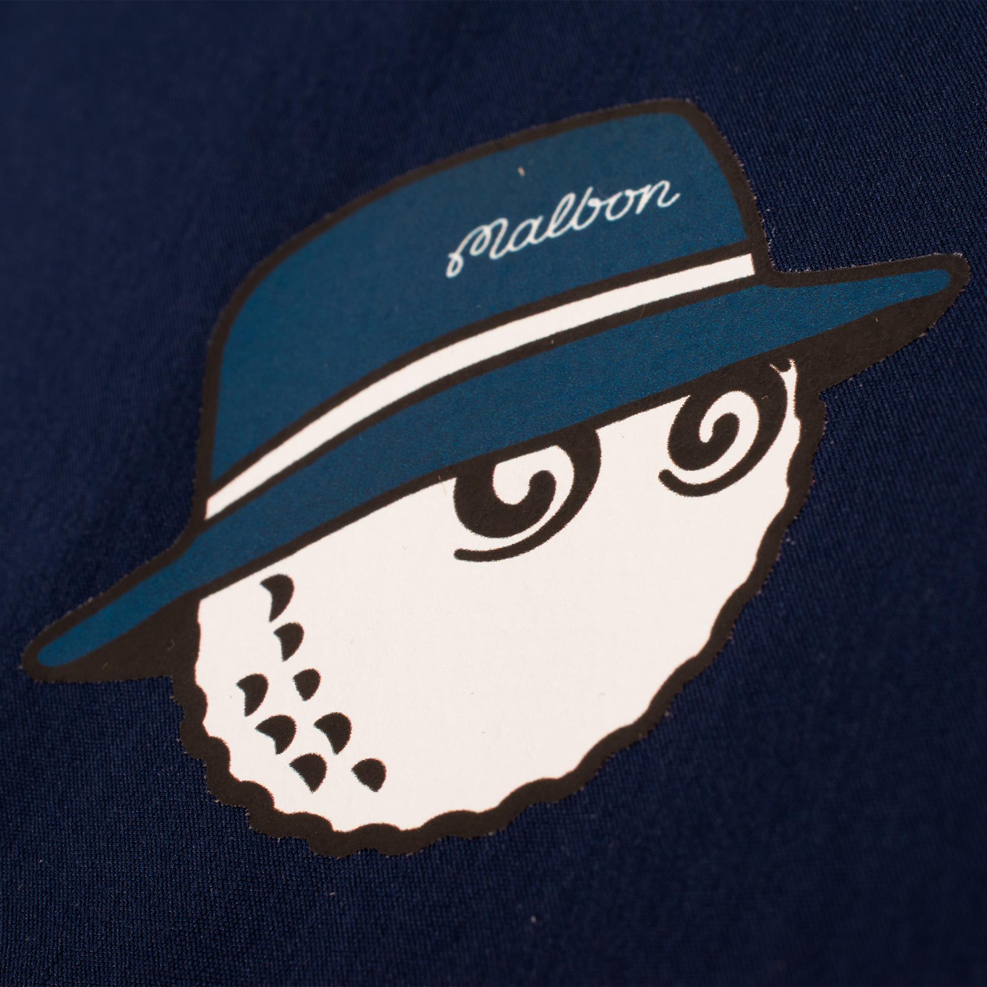 Malbon Golf Icons Cooper Bucket Ridge Jacket Navy