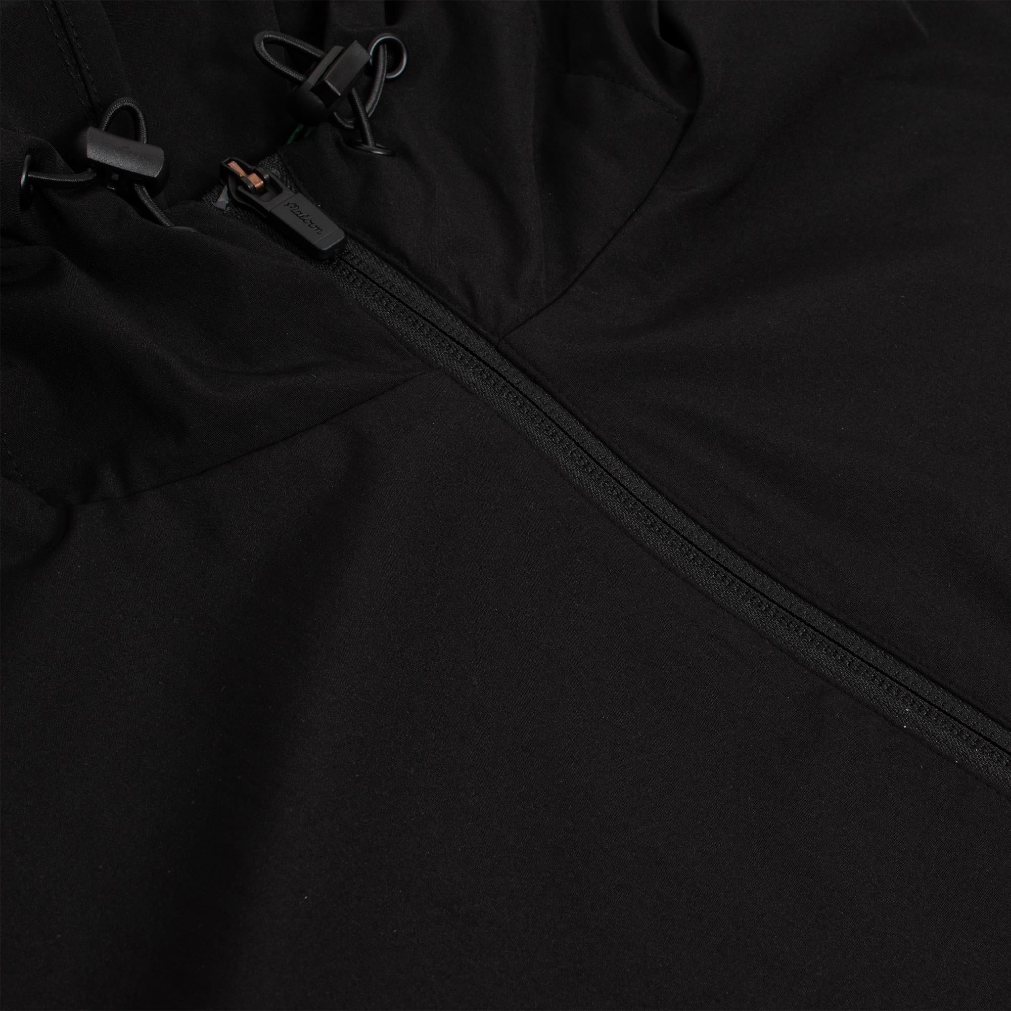 Malbon Golf Icons Cooper Bucket Ridge Jacket Black