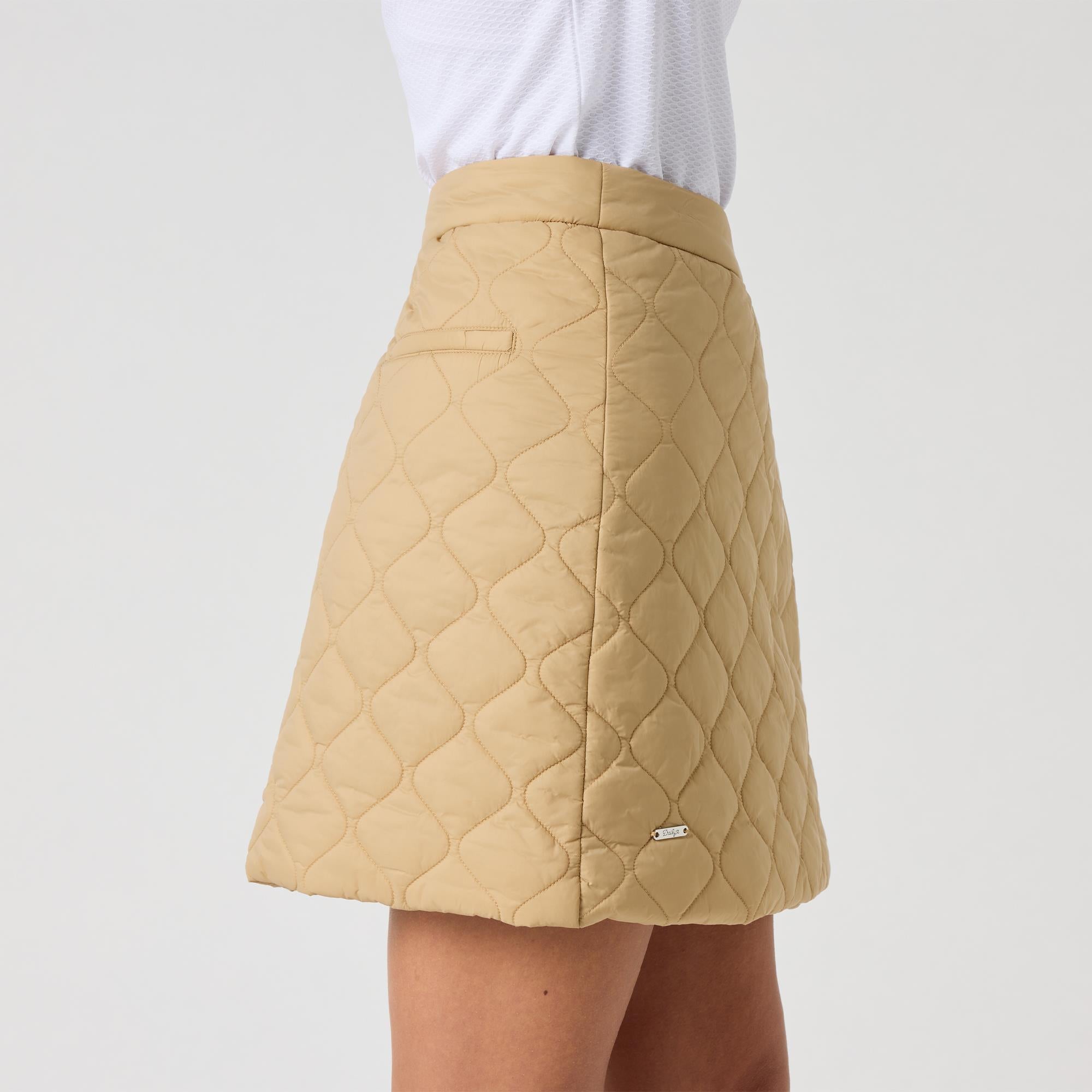 Daily Sports Quilted Ladies Skirt Bark 45CM