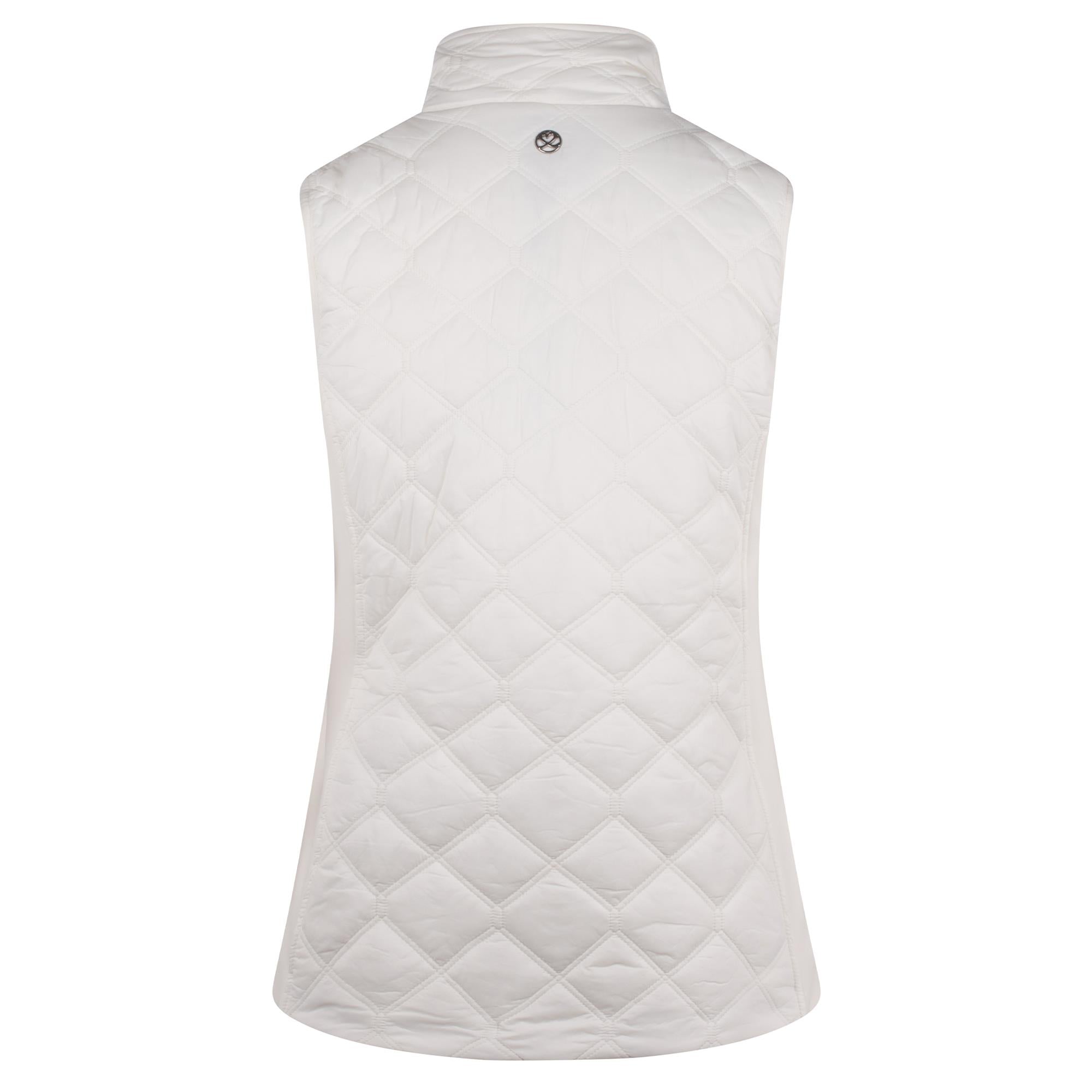Daily Sports Quilt Padded Ladies Golf Vest Ivory