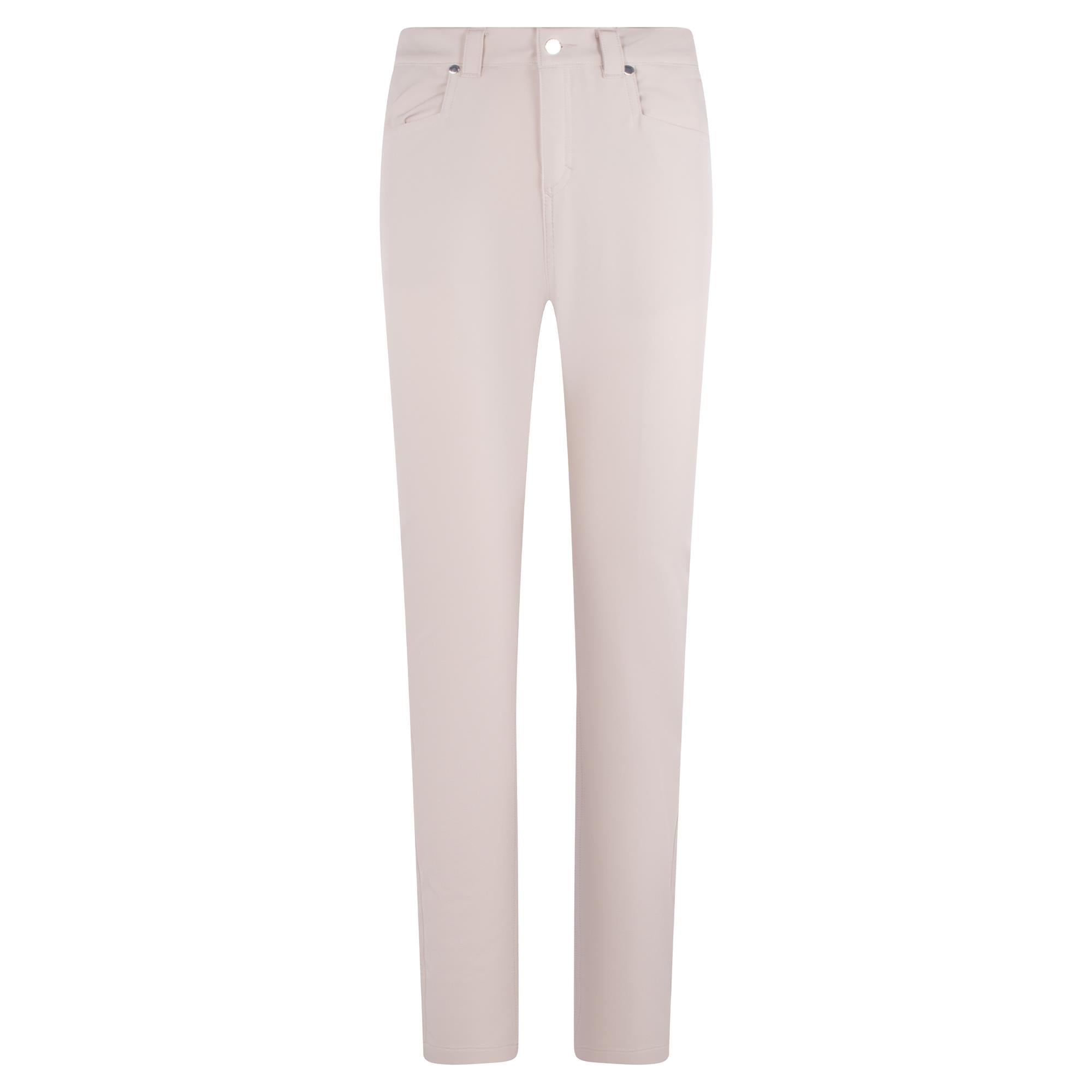 Rohnisch Chie Brushed Ladies Winter Golf Trousers Oatmeal 32 Inch