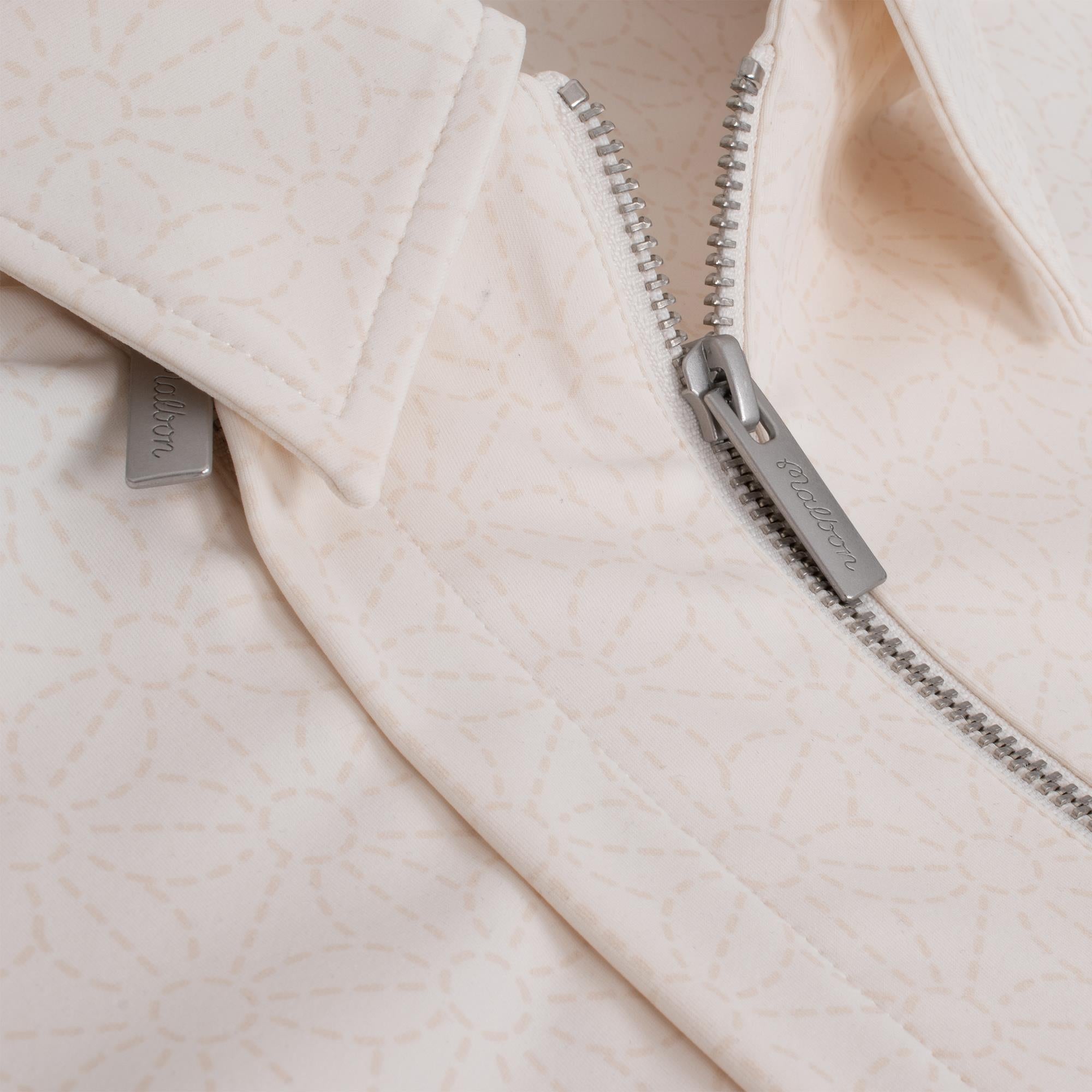 Malbon Golf Womens Kade Jacket Ivory