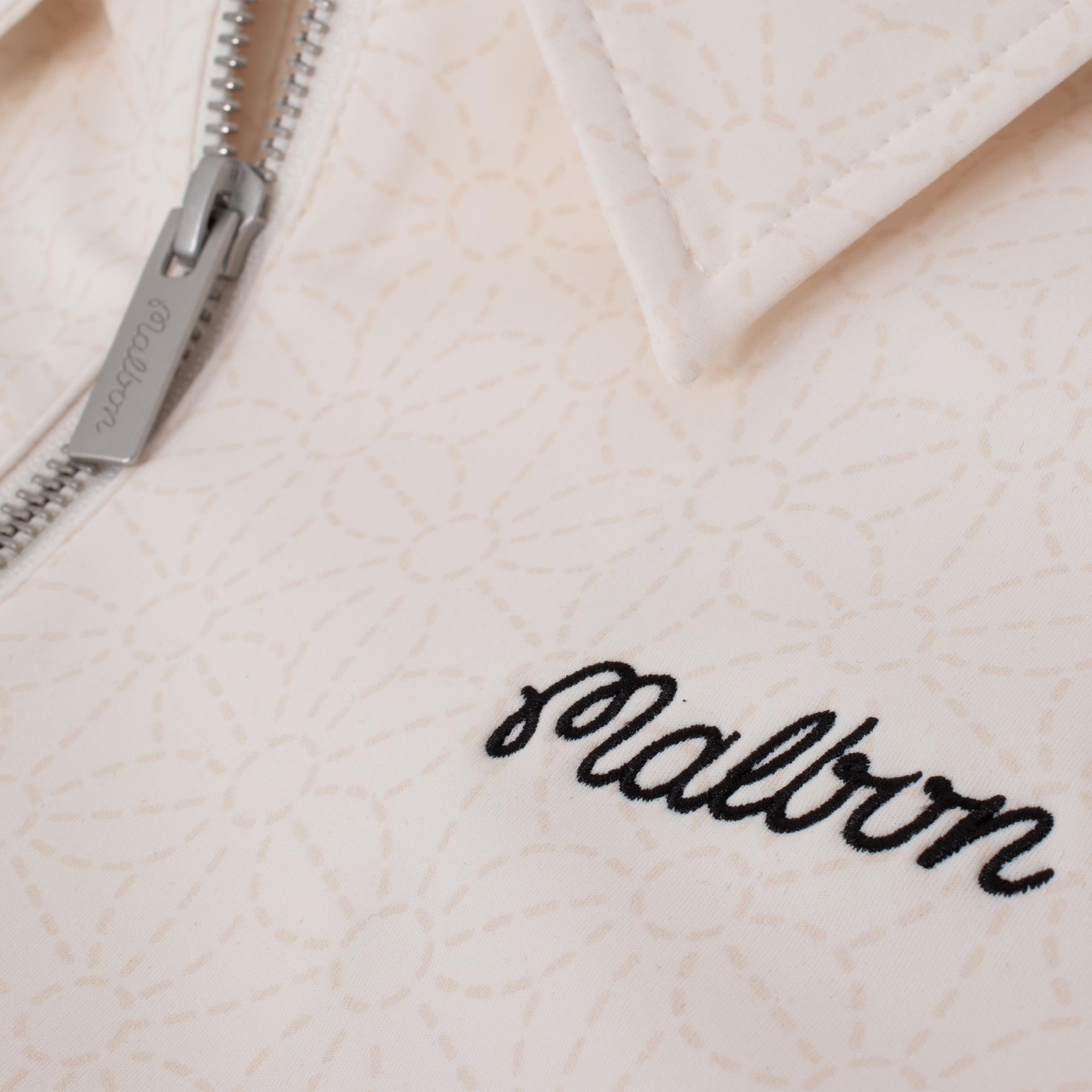 Malbon Golf Womens Kade Jacket Ivory