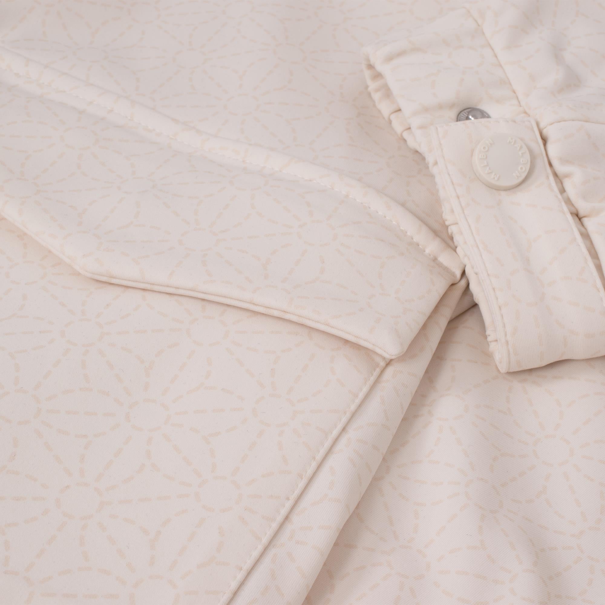 Malbon Golf Womens Kade Jacket Ivory