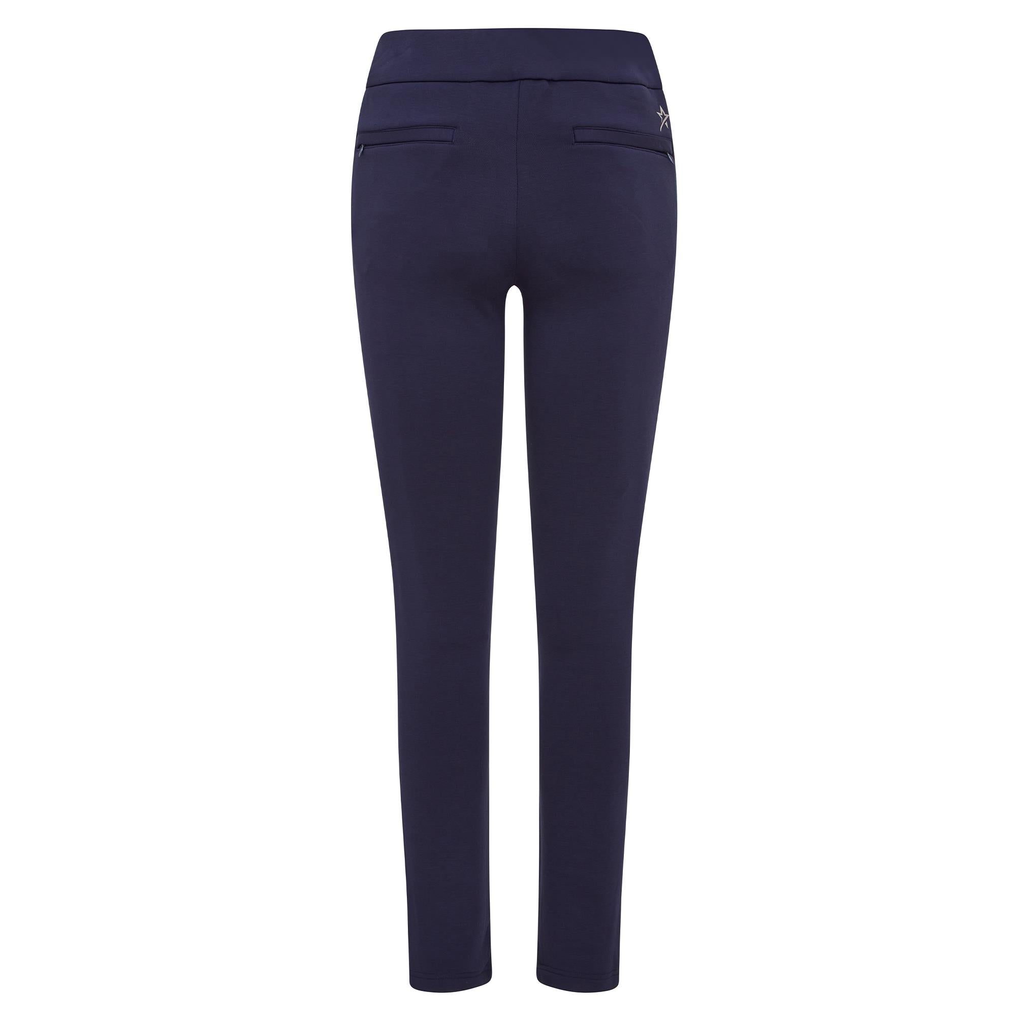 Swing Out Sister Amber 2.0 Thermal Fleece Ladies Winter Golf Trousers Navy Blazey 29 Inch Leg