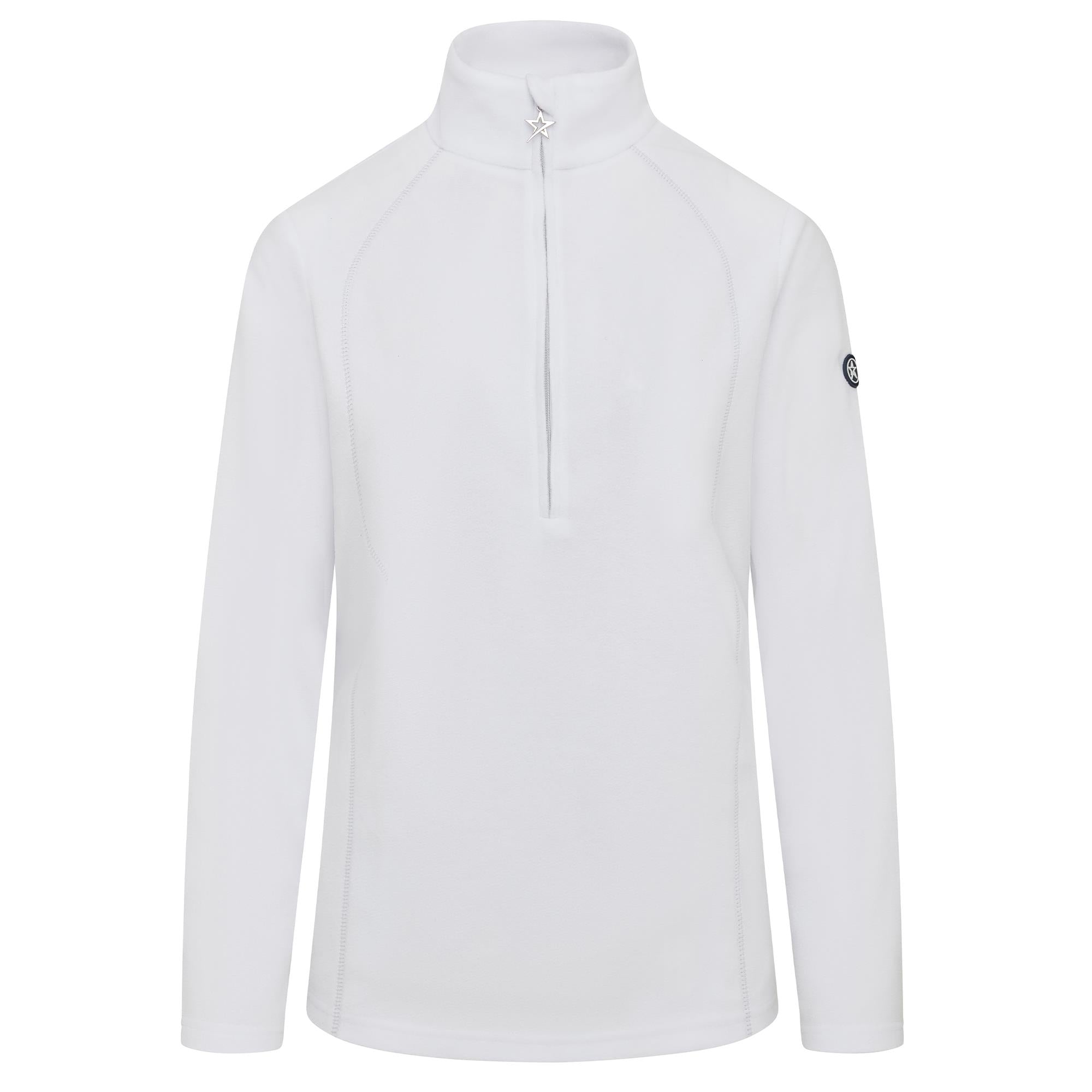 Swing Out Sister Frankie Quarter Zip Ladies Golf Fleece Open White