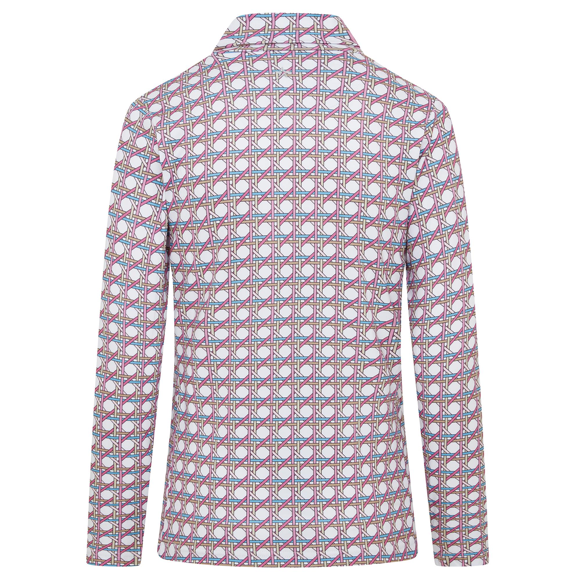 Swing Out Sister Paloma Pattern Ladies Golf Roll Neck Noughty Pink