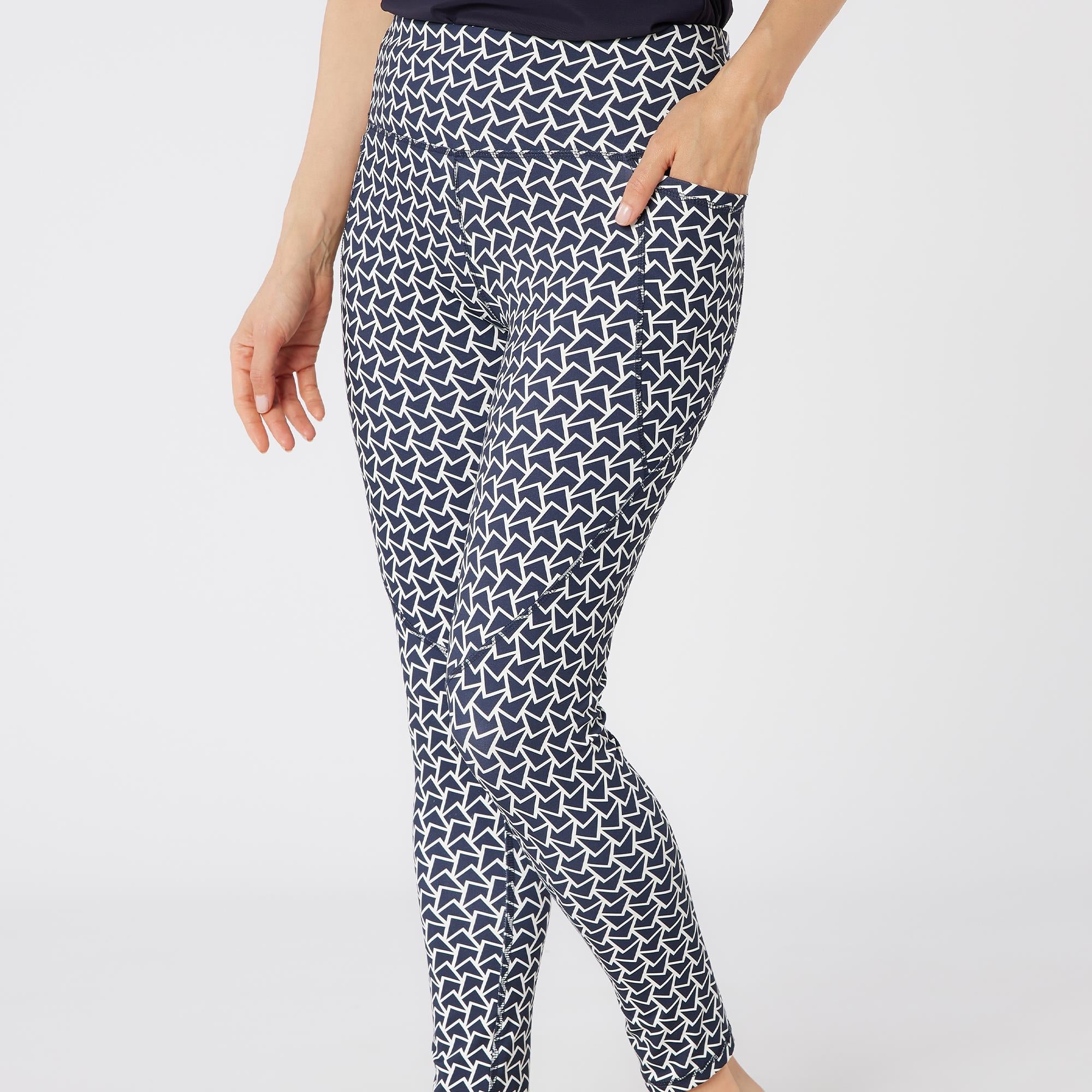 Swing Out Sister Tamzin Ladies Golf Leggings Megabyte Navy
