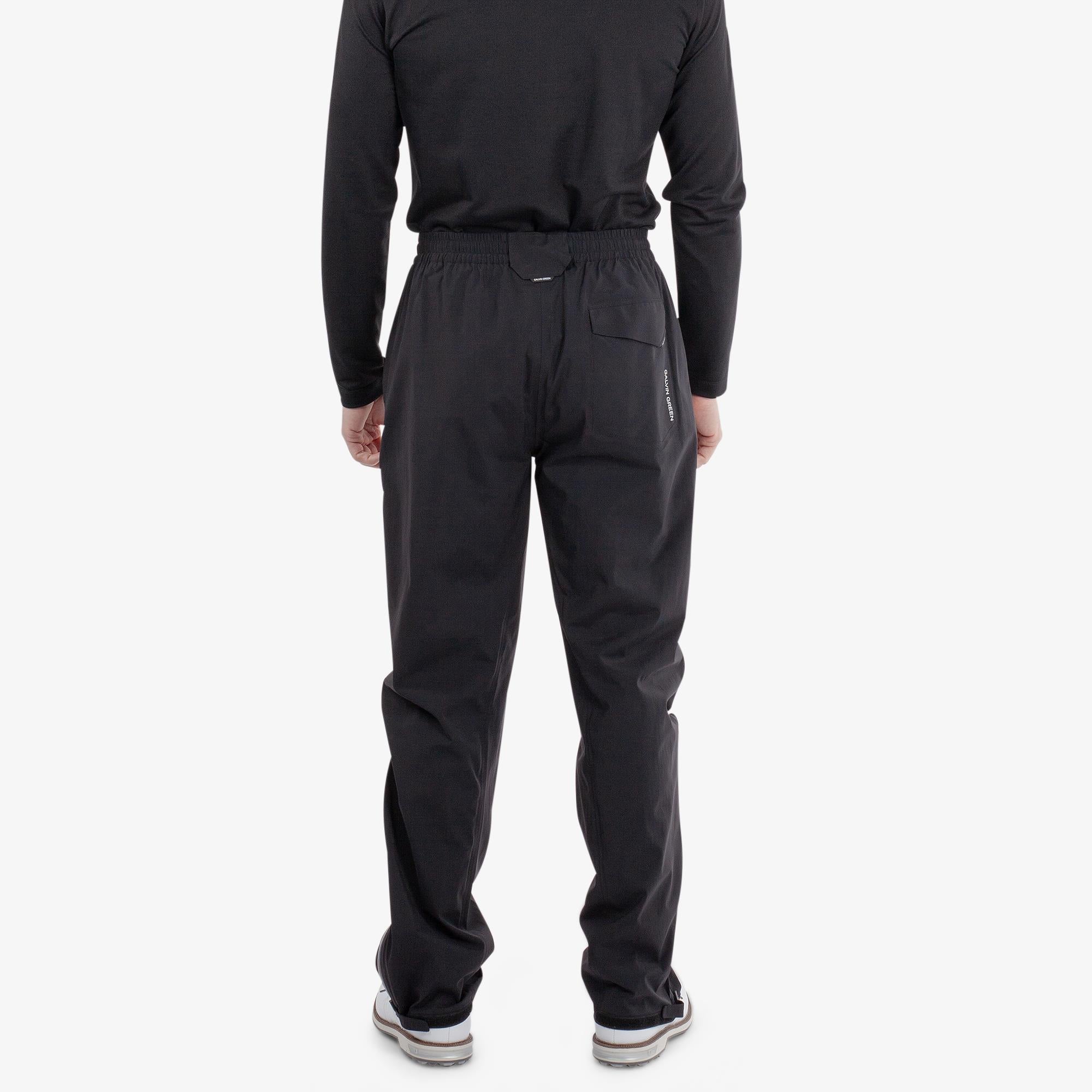 Galvin Green Arthur PacLite Gore-Tex Mens Waterproof Golf Trousers Black