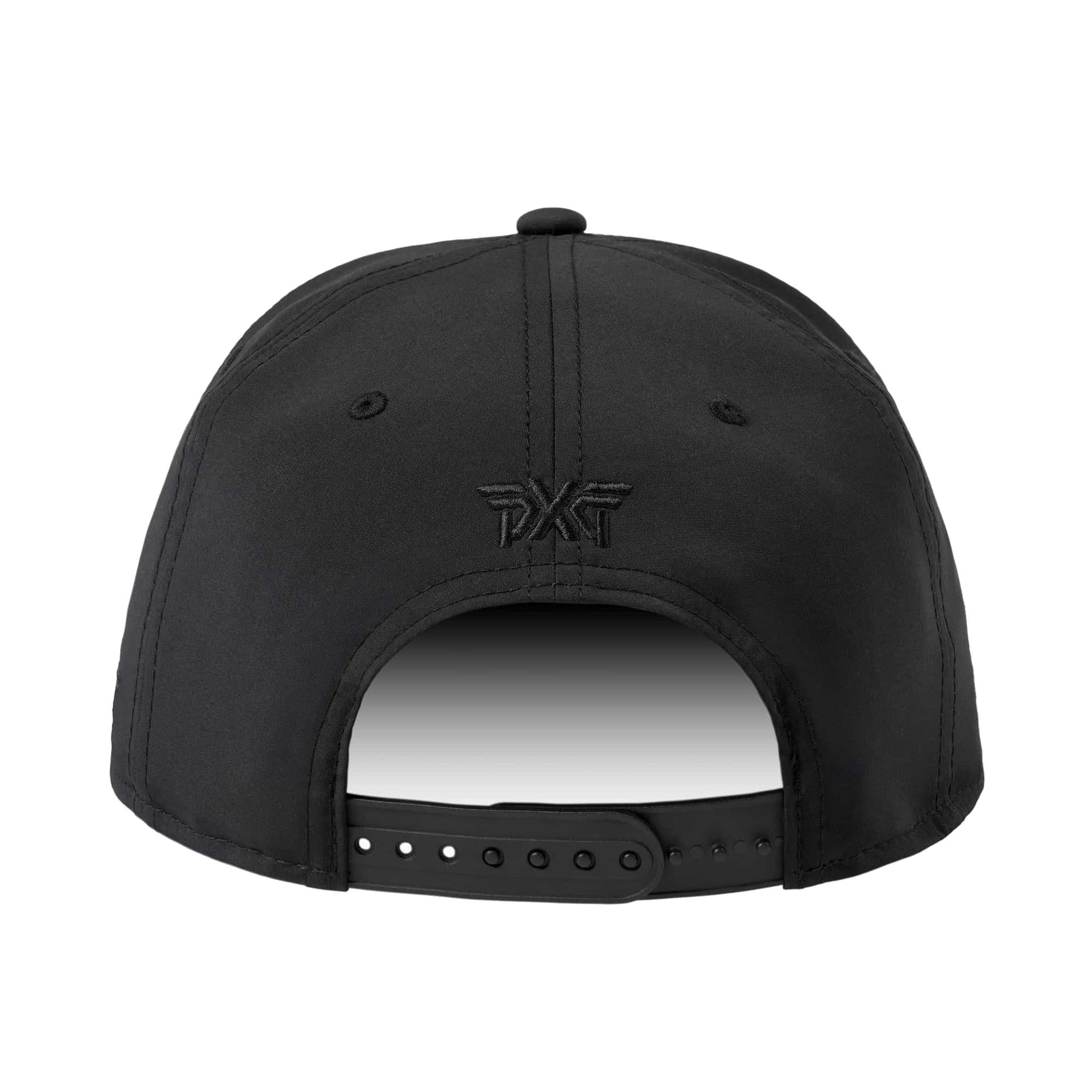 PXG Darkness Snapback Golf Hat – Back View with Snap Closure
