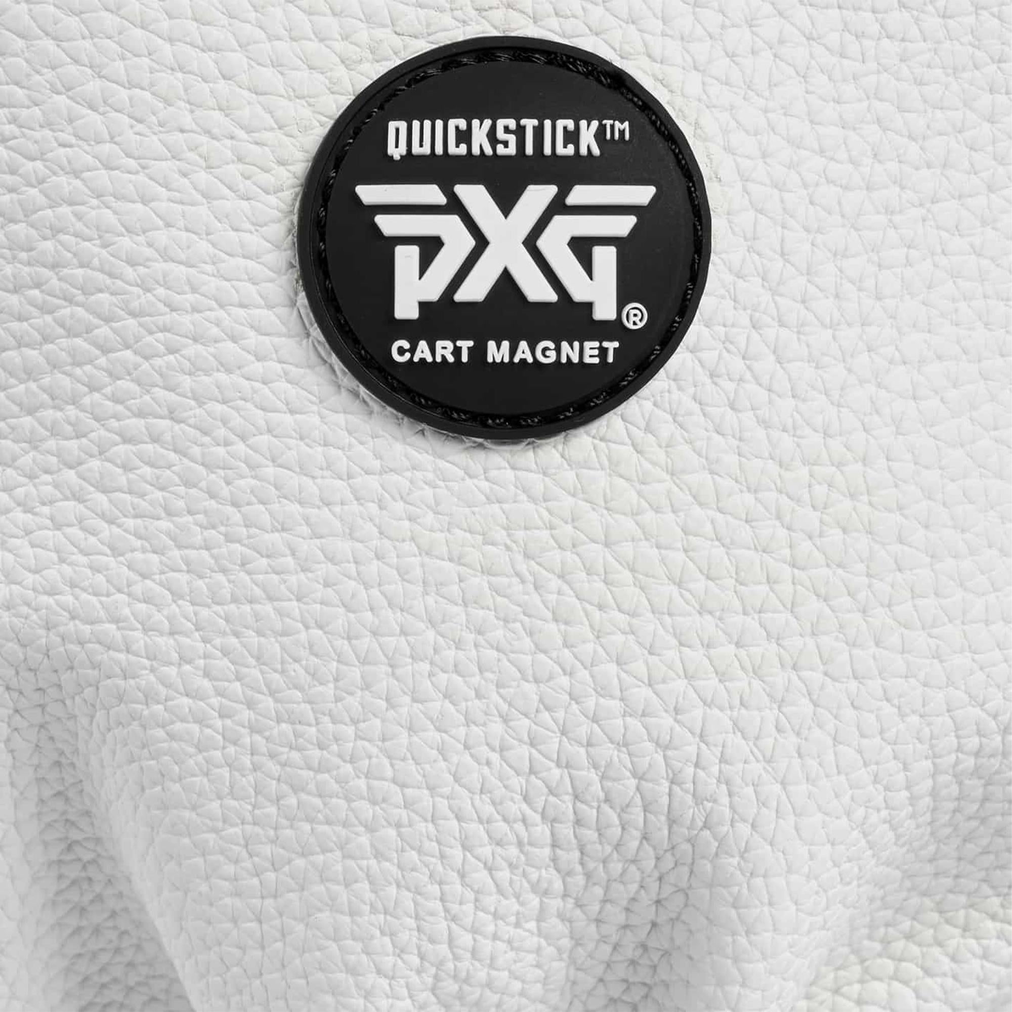 Close-up of QuickStick Cart Magnet on PXG Darkness Headcover

