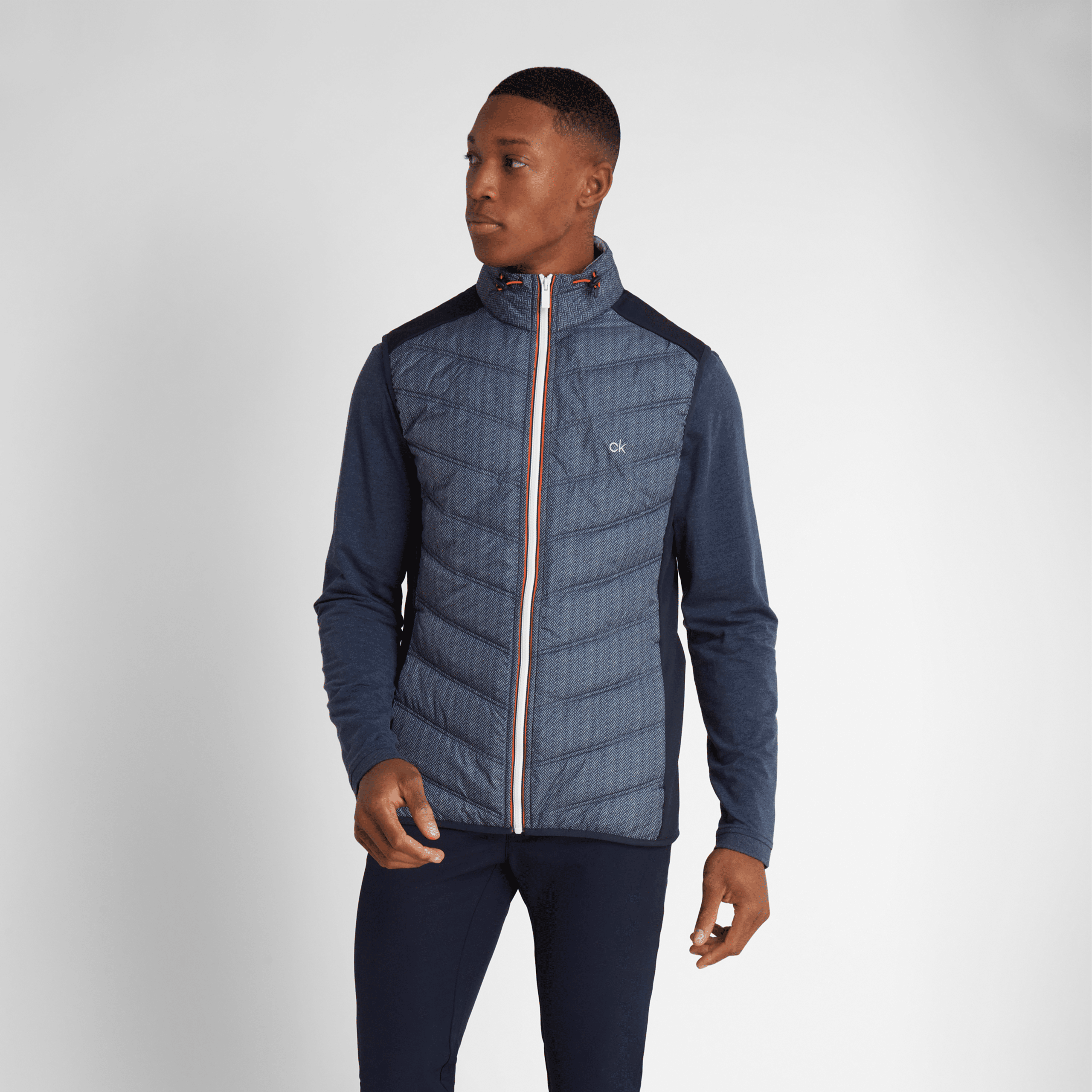 Calvin Klein Golf Gravity Hybrid Gilet Navy