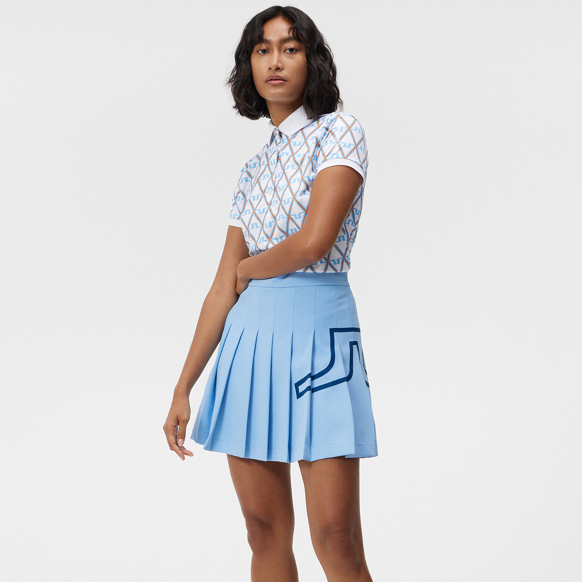 J Lindeberg Naomi Ladies Golf Little Boy Blue