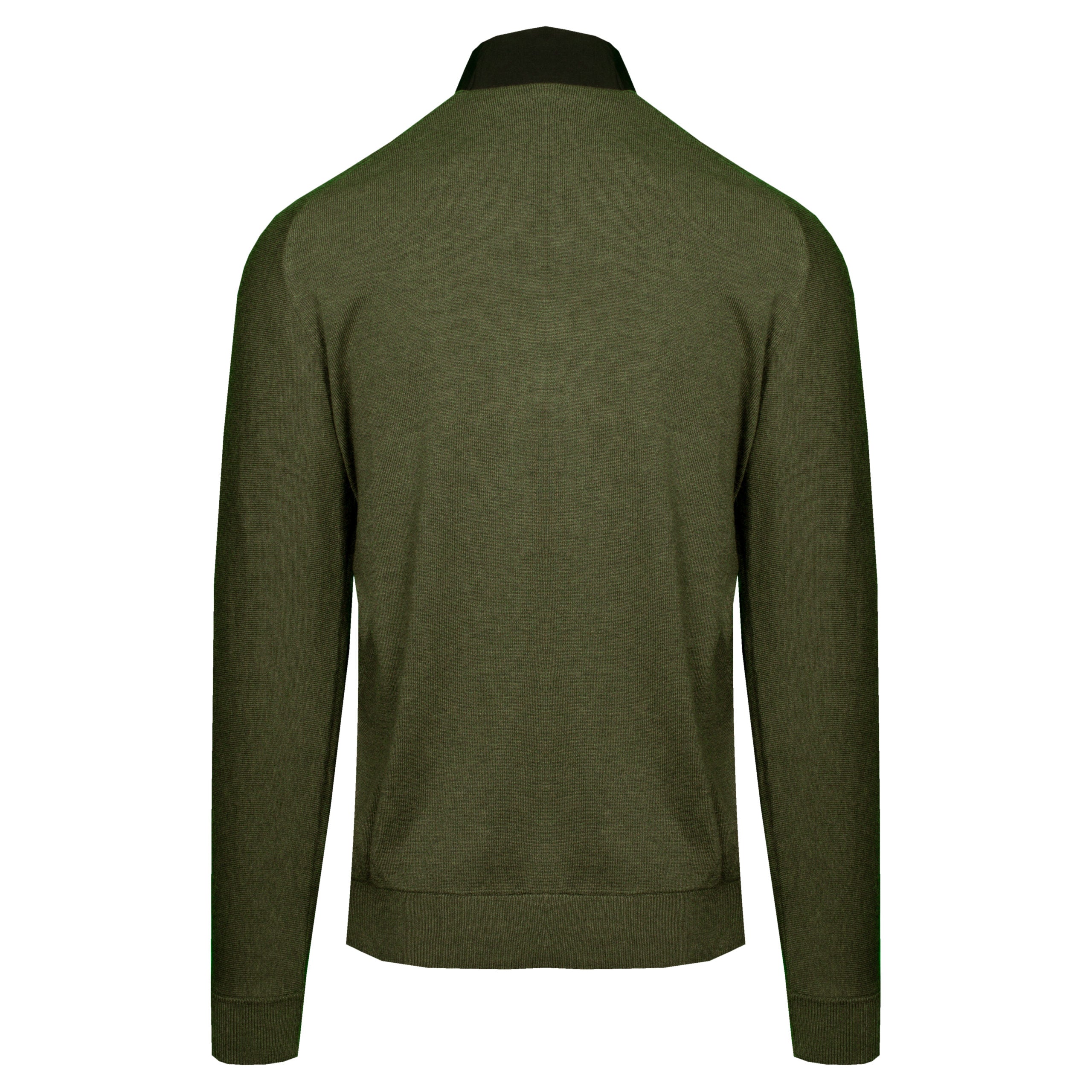 Calvin Klein Golf Glacier Lined Half Zip Sweater Olive Green Marl