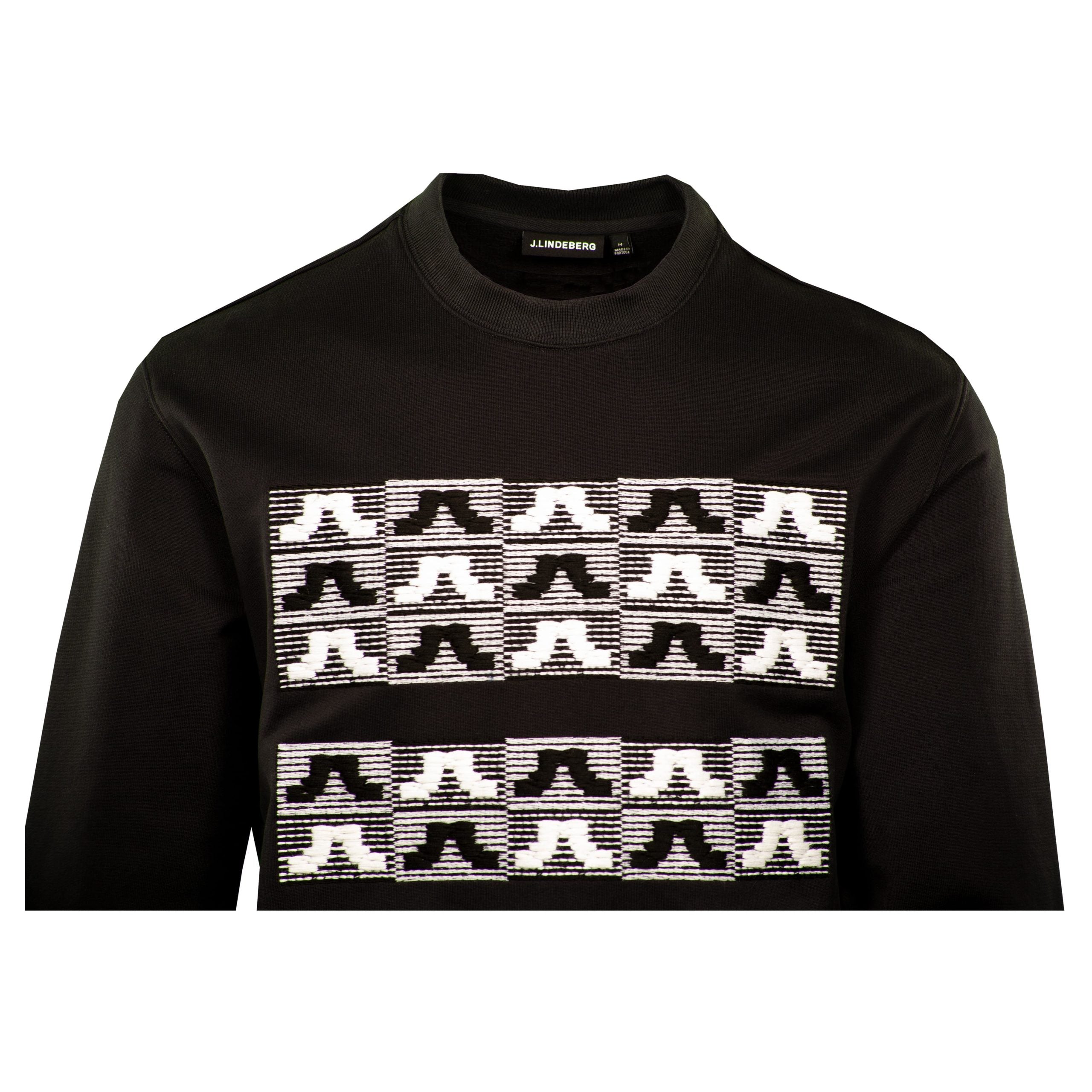 J Lindeberg Hurl Embroidery Sweatshirt Black