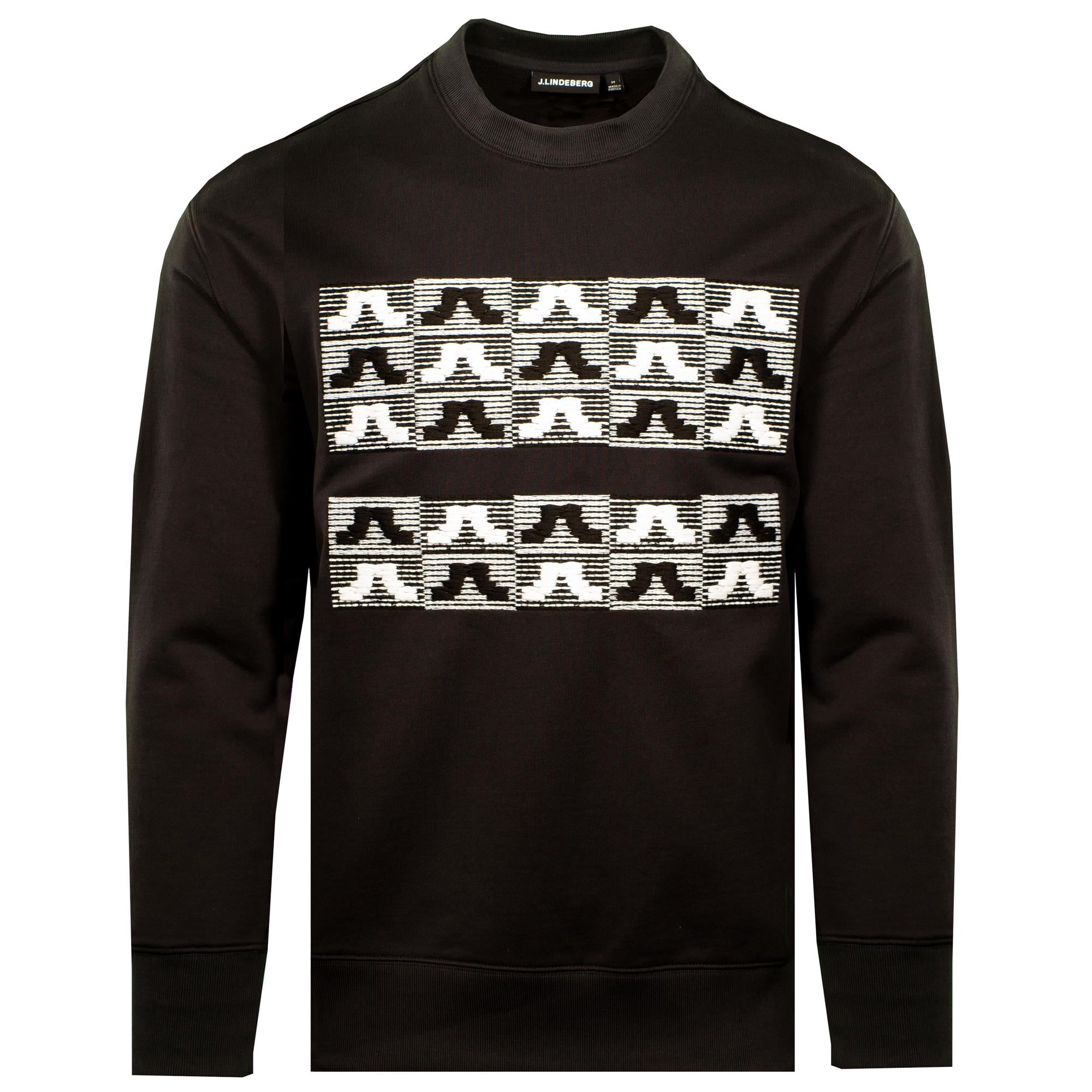 J Lindeberg Hurl Embroidery Sweatshirt Black