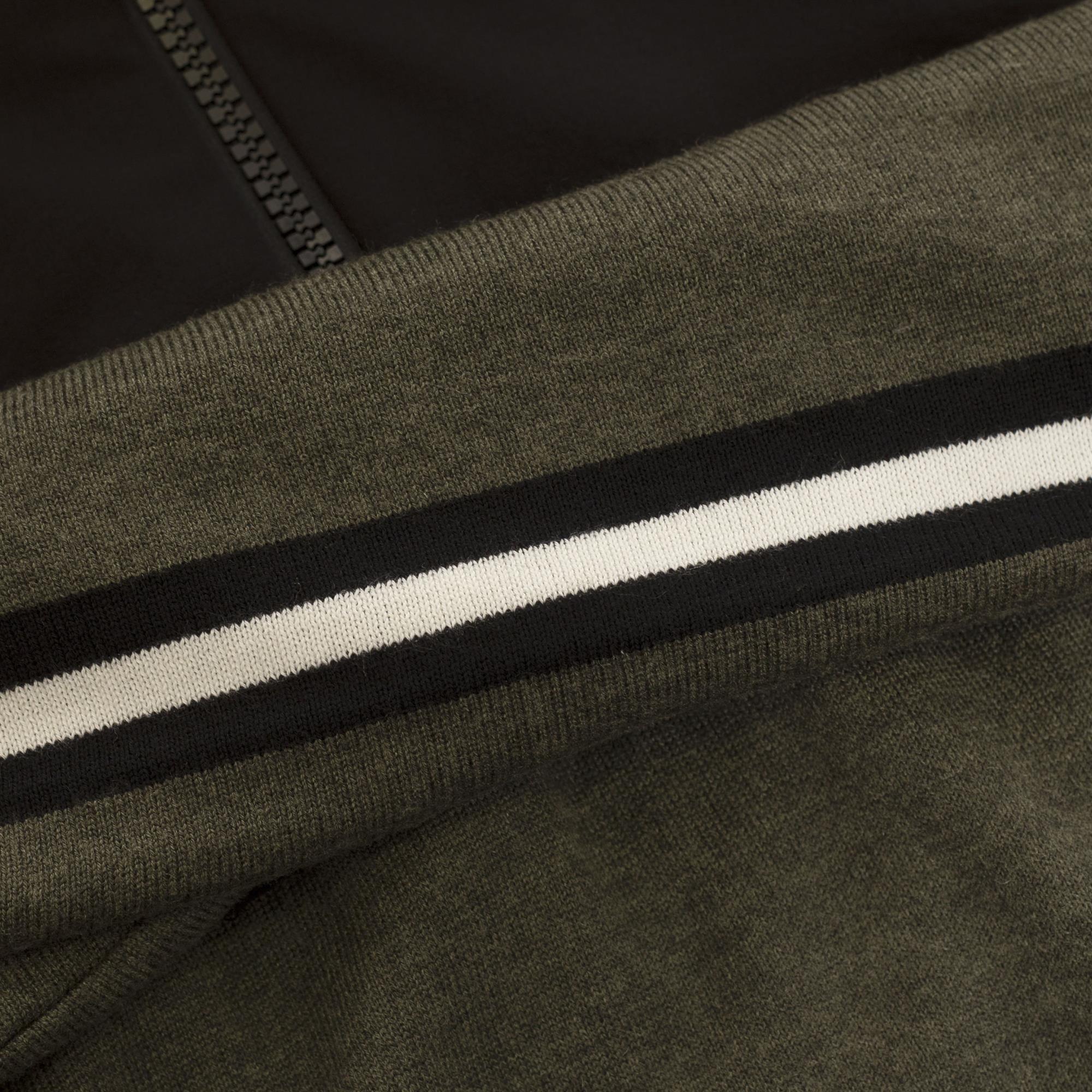 Calvin Klein Golf Glacier Lined Half Zip Sweater Olive Green Marl