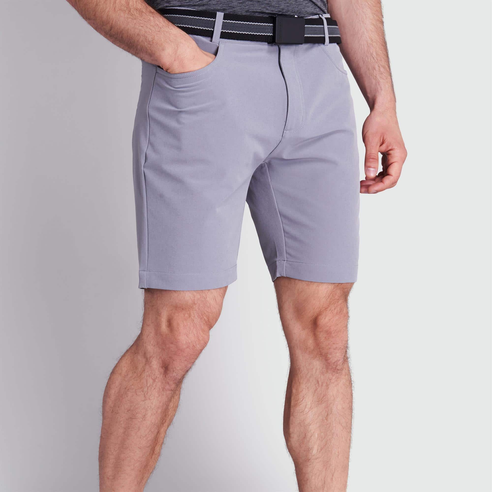 Calvin Klein Golf Genius 4-Way Stretch Shorts Silver