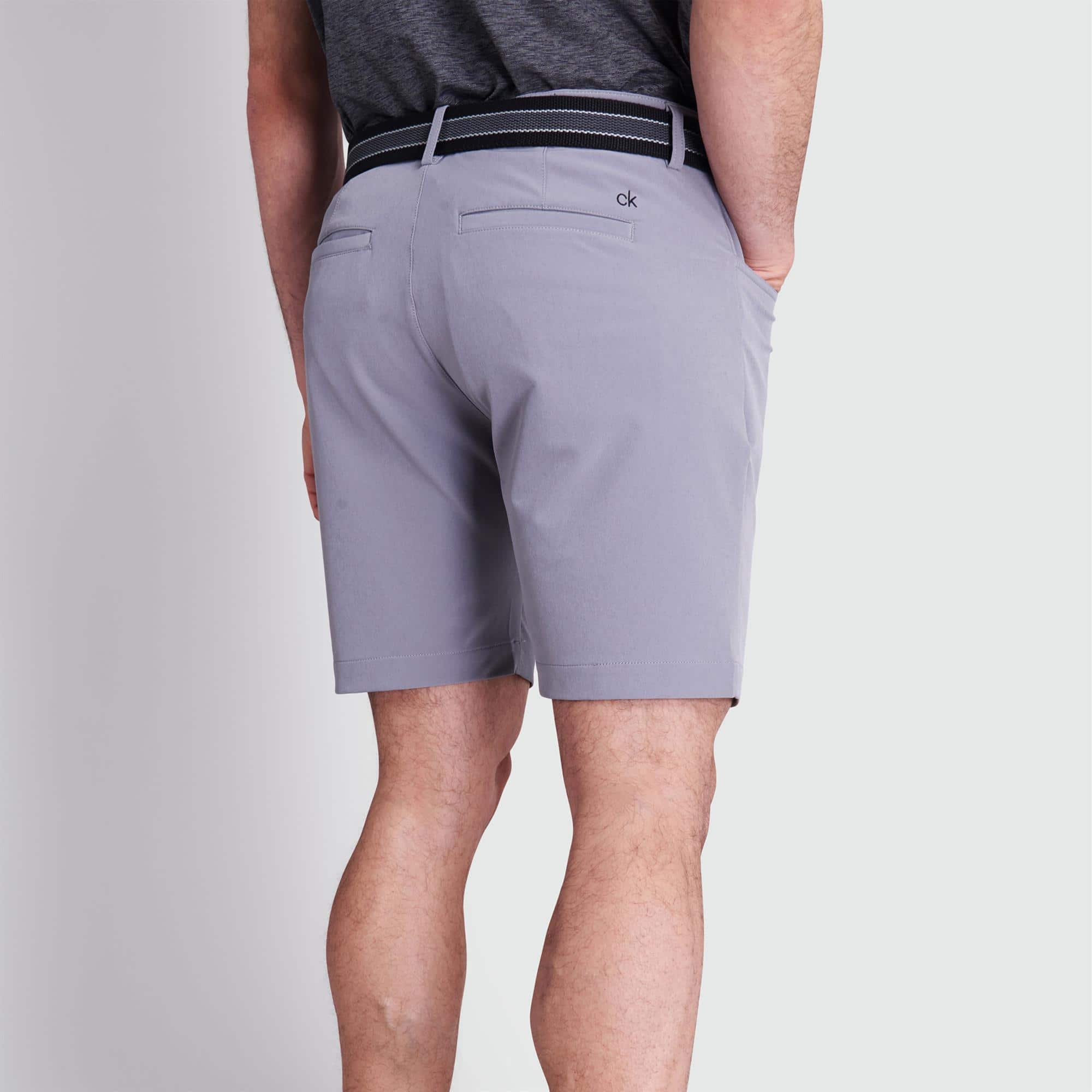 Calvin Klein Golf Genius 4-Way Stretch Shorts Silver