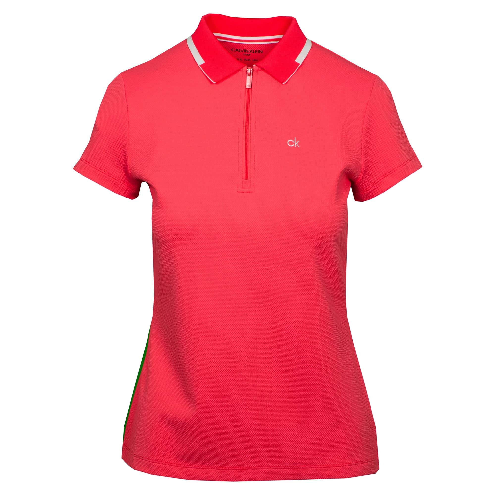 Calvin Klein Ness Ladies Golf Cap Sleeve Polo Shirt Jete