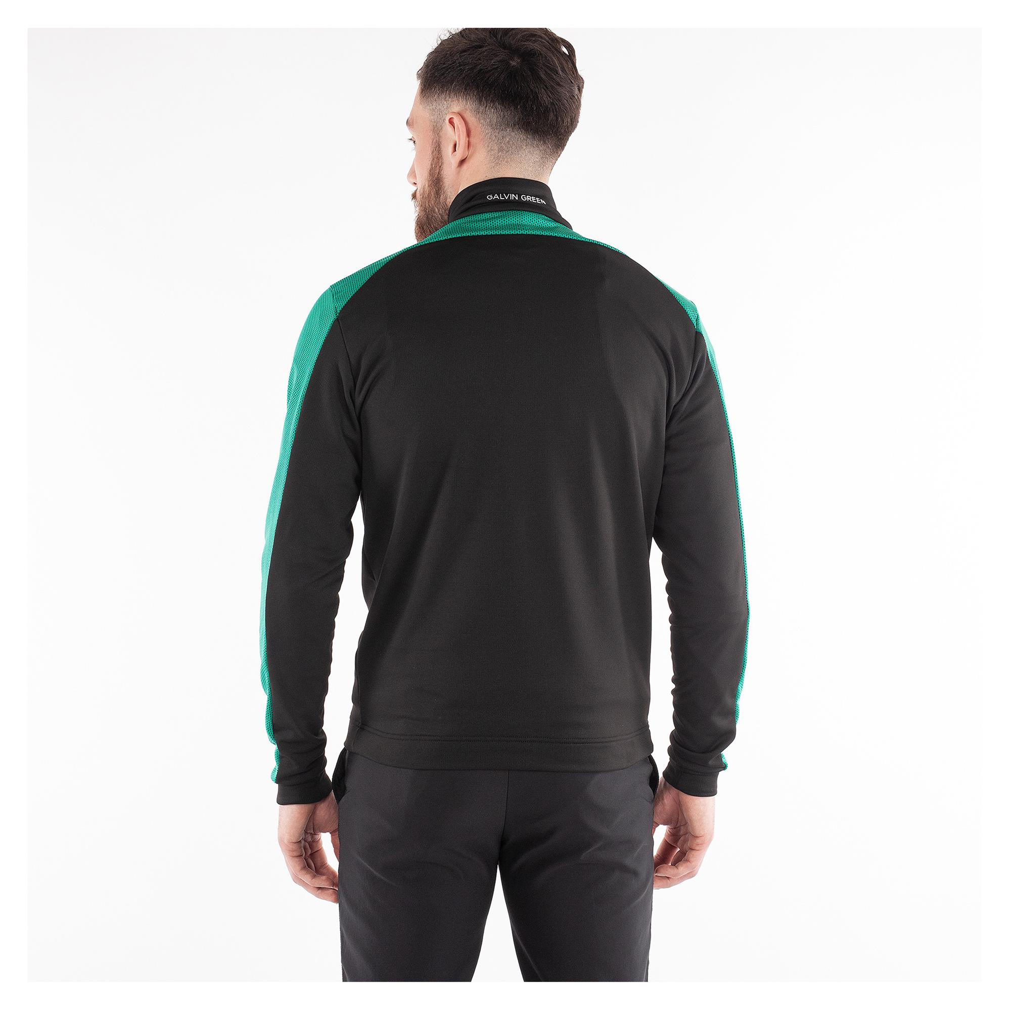 Galvin Green Dwight Insula Golf Mid Layer Black/Green/White