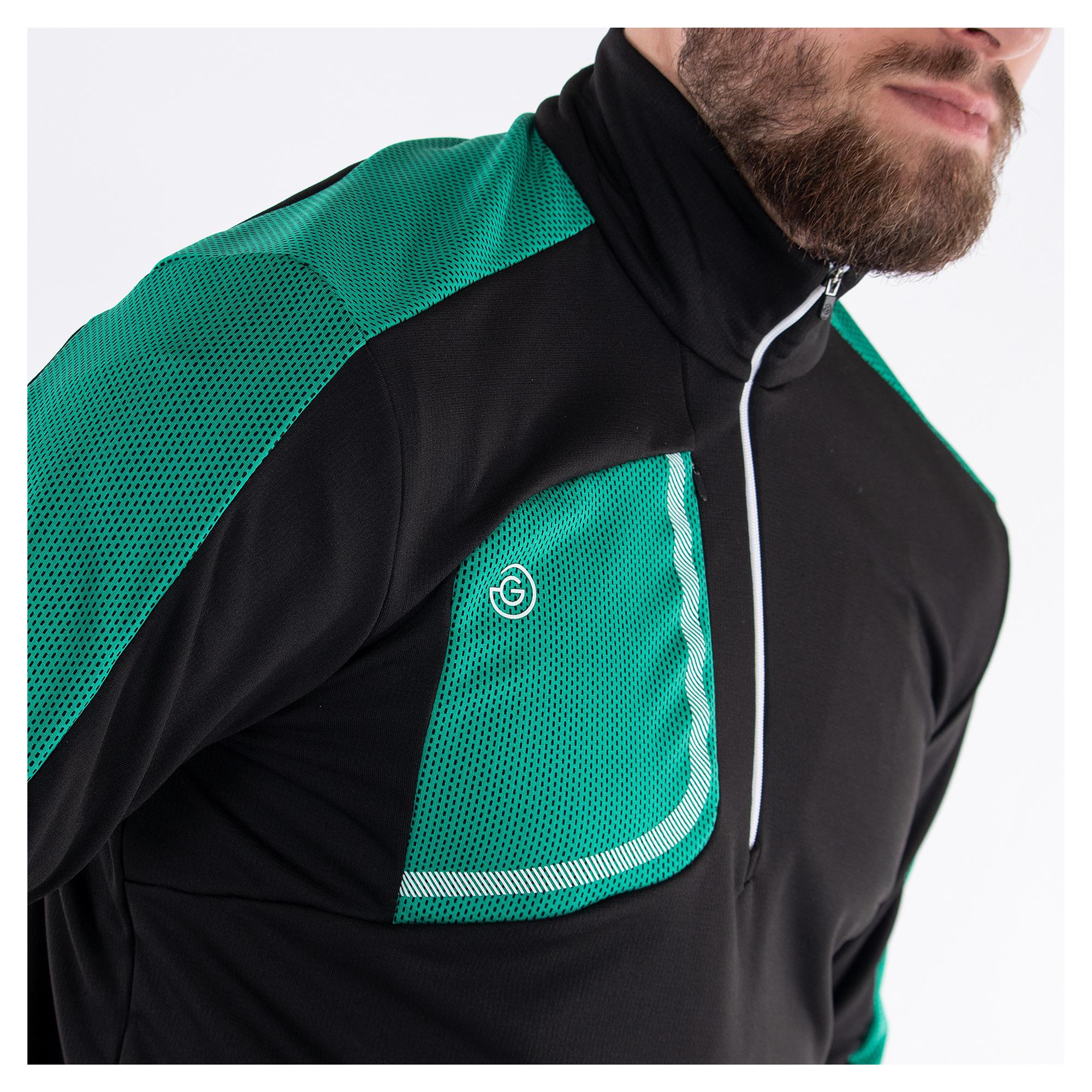 Galvin Green Dwight Insula Golf Mid Layer Black/Green/White