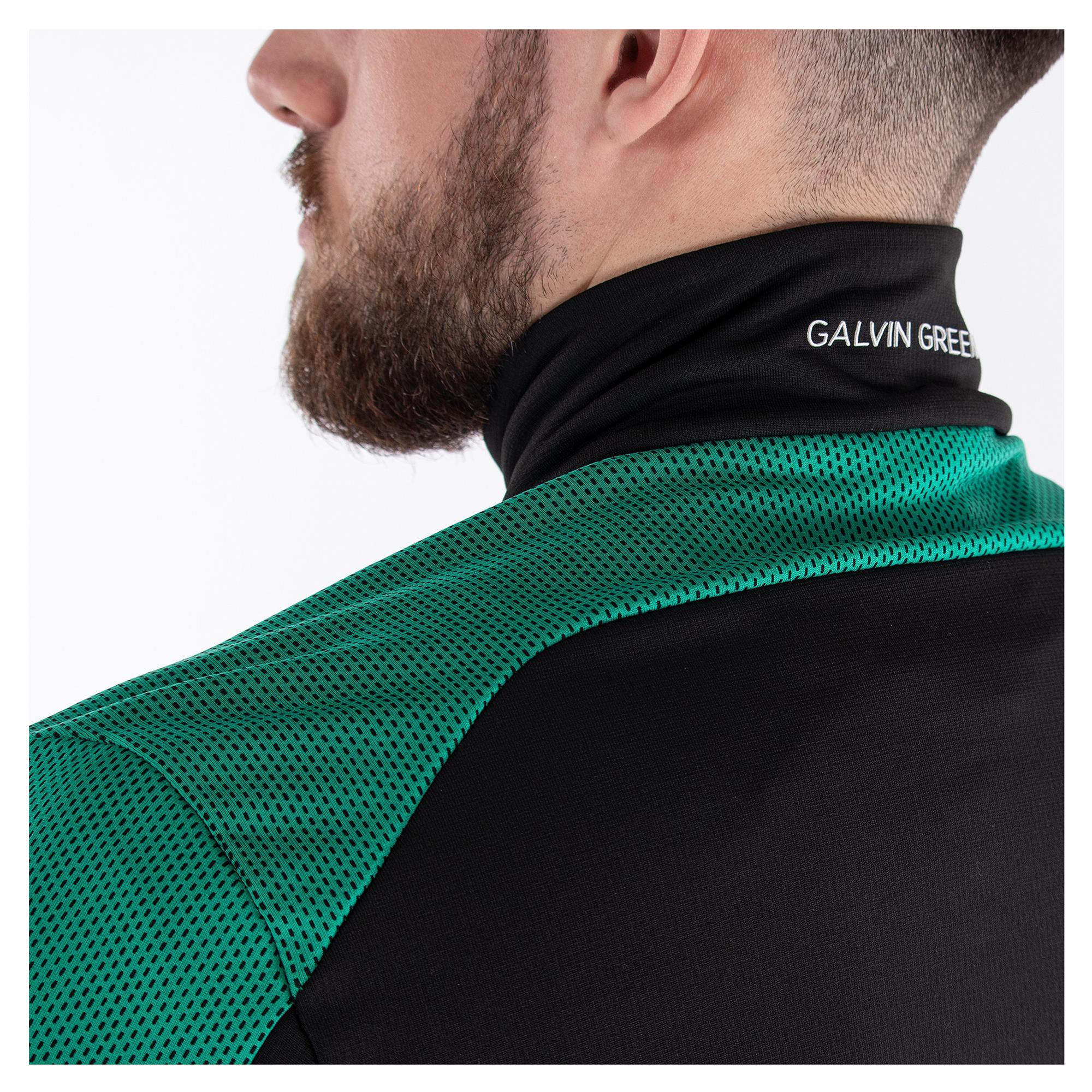 Galvin Green Dwight Insula Golf Mid Layer Black/Green/White