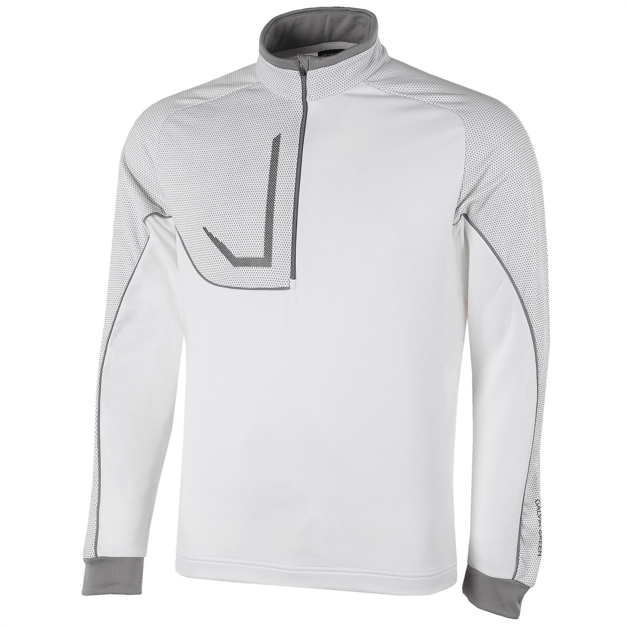 Galvin Green Daxton Insula Golf Pullover White/Cool Grey/Sharkskin