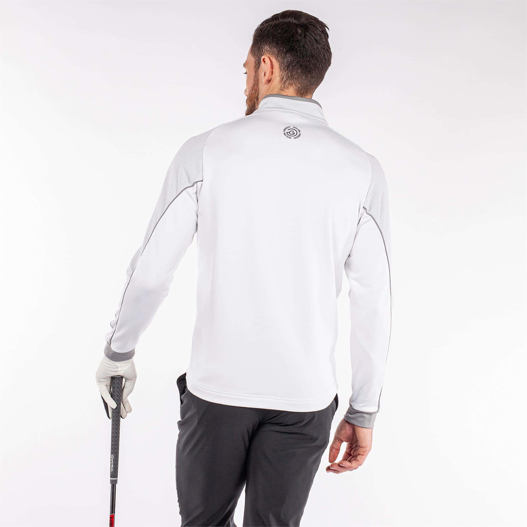 Galvin Green Daxton Insula Golf Pullover White/Cool Grey/Sharkskin