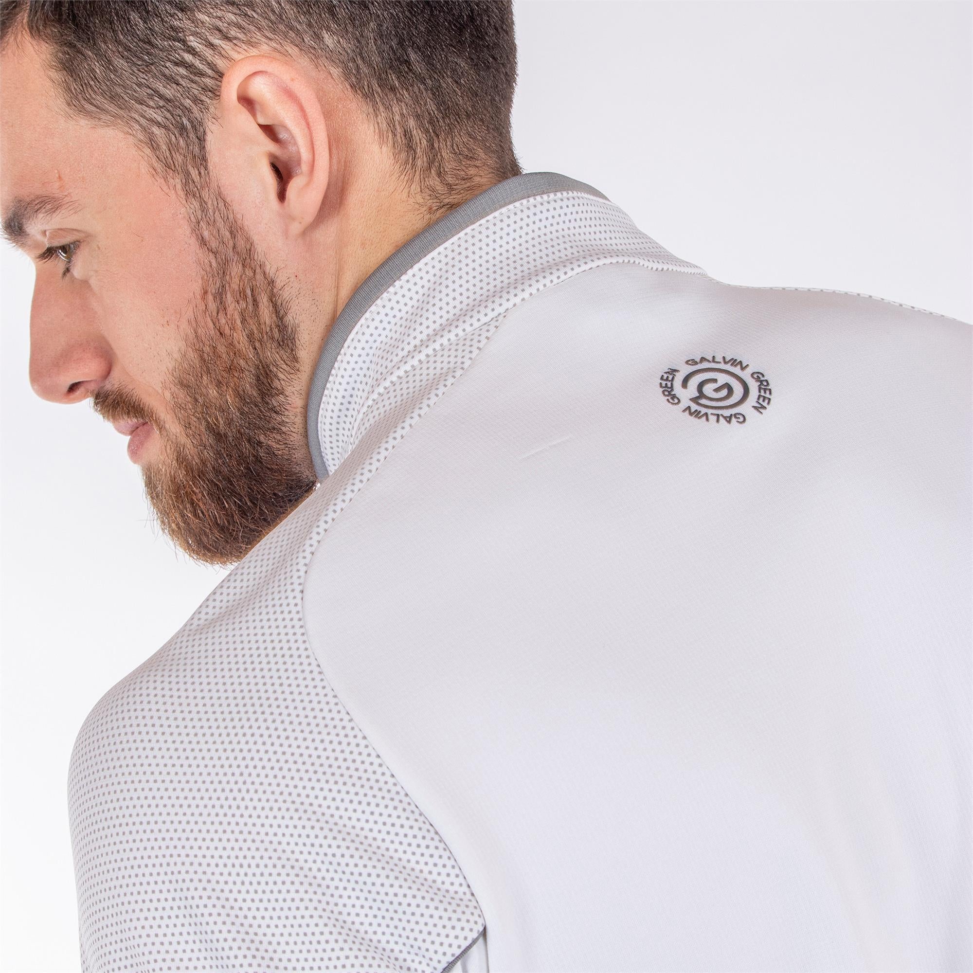 Galvin Green Daxton Insula Golf Pullover White/Cool Grey/Sharkskin