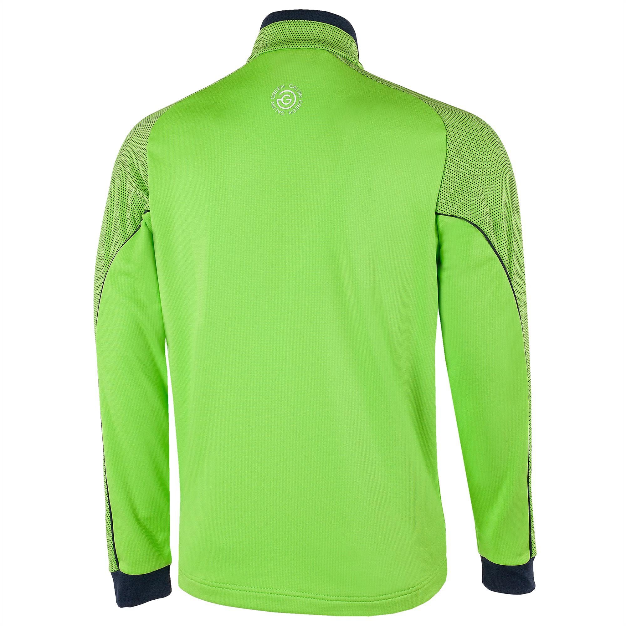 Galvin Green Daxton Insula Golf Pullover Lime/Navy/White